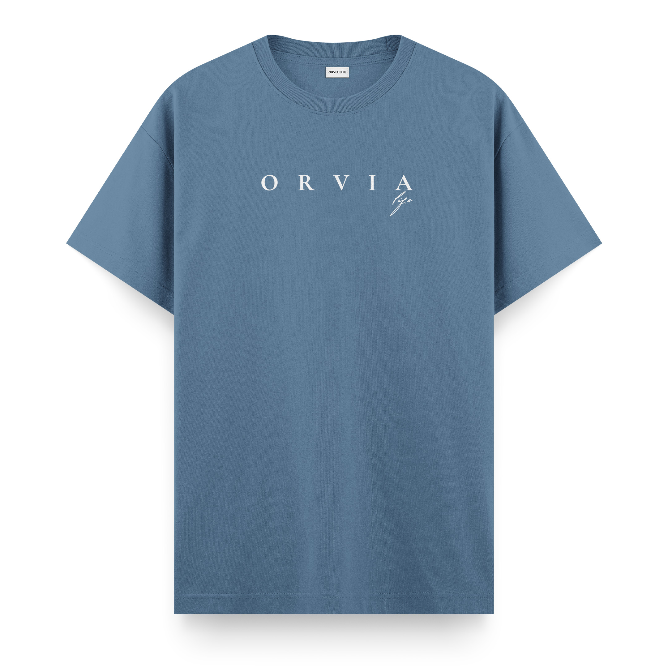 Orvialife%20-%20Regular%20T-shirt%20Antrasit%20Mavi