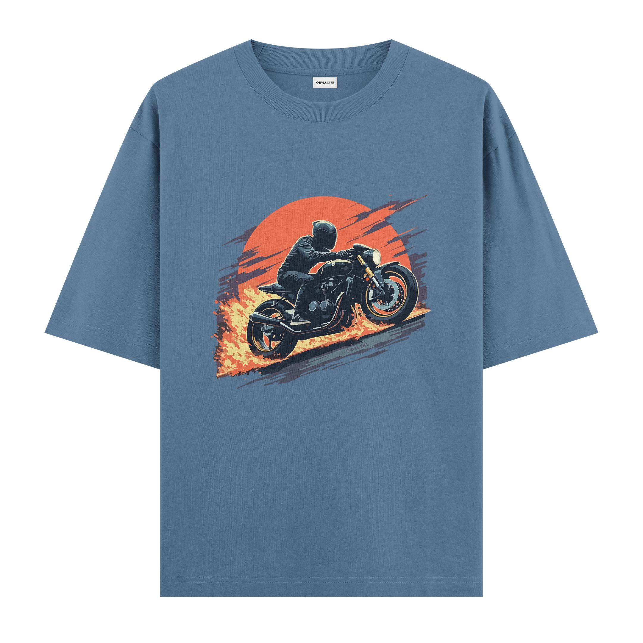 Black%20Riders%20-%20Oversize%20T-shirt%20Antrasit%20Mavi