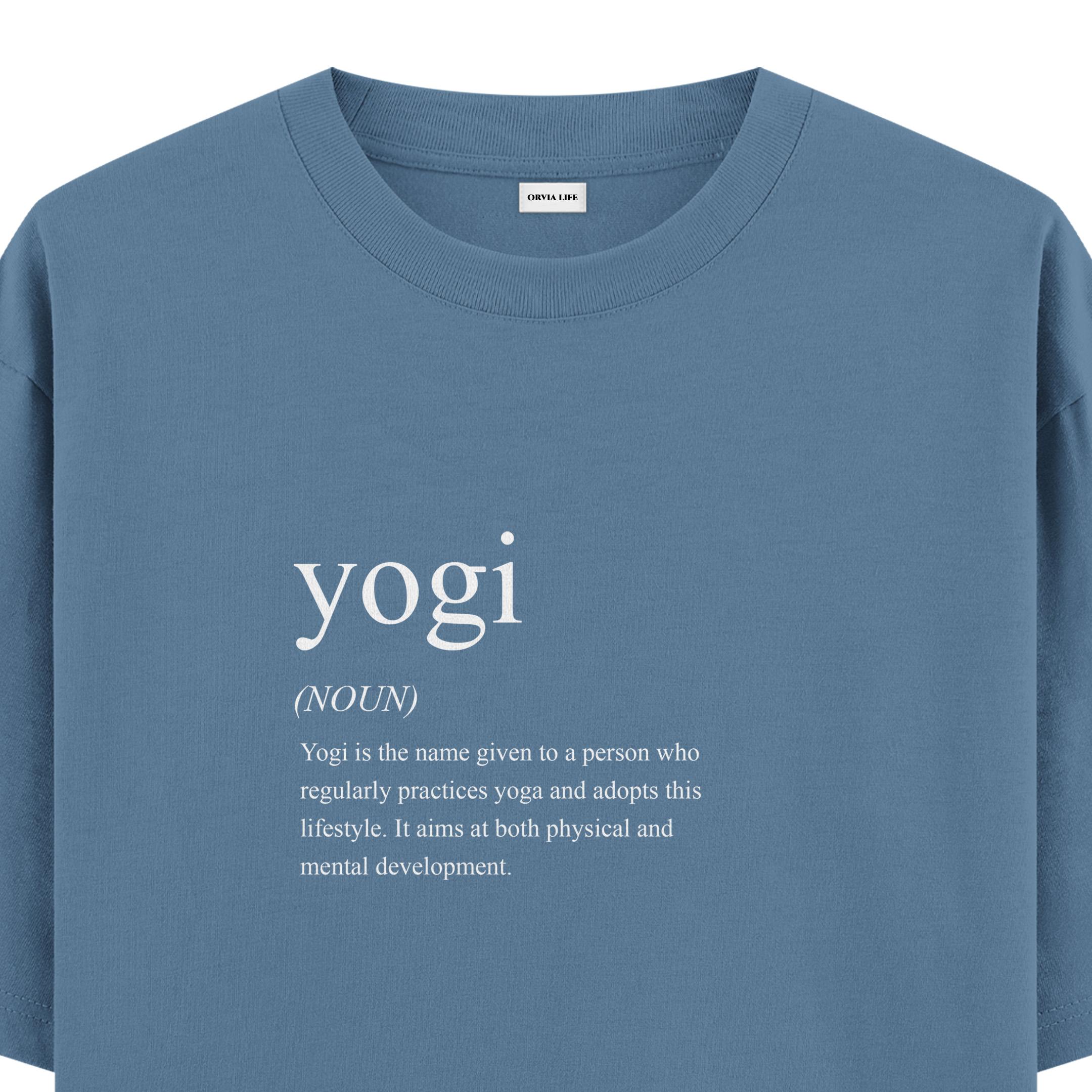 Yogi%20-%20Oversize%20T-shirt%20Antrasit%20Mavi