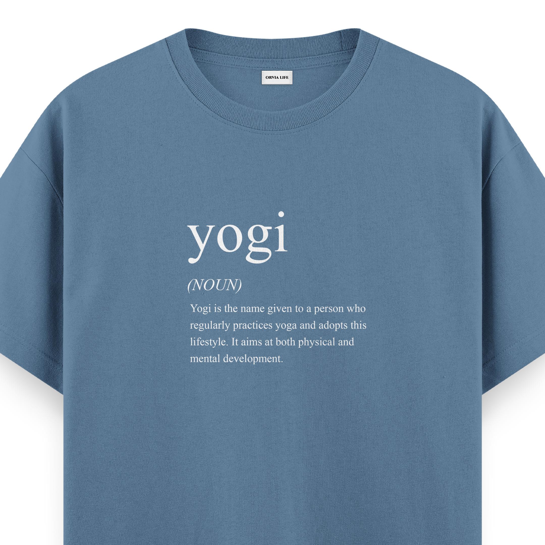 Yogi%20-%20Regular%20T-shirt%20Antrasit%20Mavi