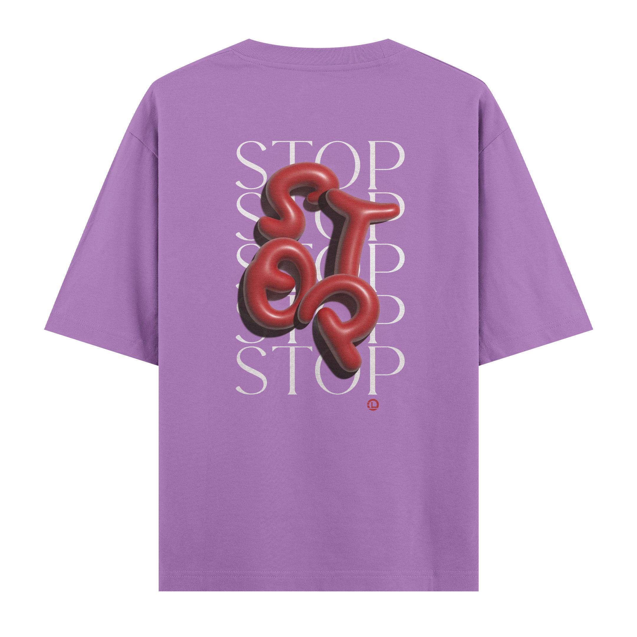 Stop%20-%20Oversize%20T-shirt%20Mor