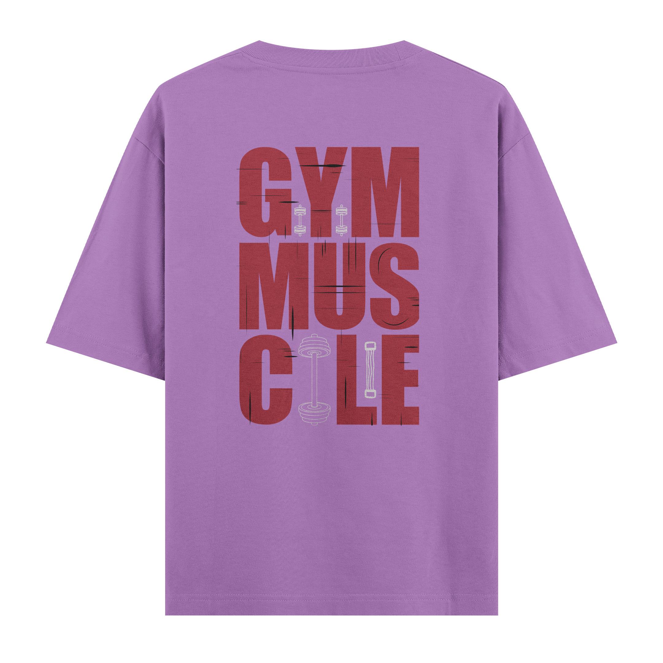 GYM%20Muscle%20-%20Oversize%20T-shirt%20Mor