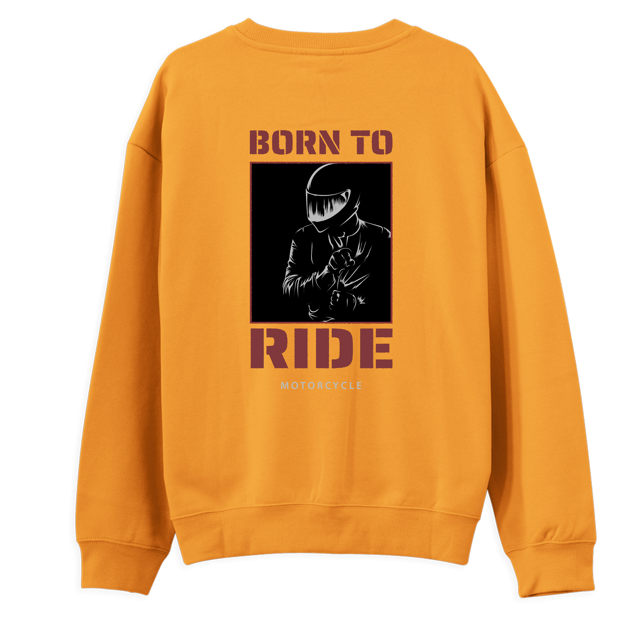 Born%20To%20Ride%20-%20Regular%20Sweatshirt%20Portakal