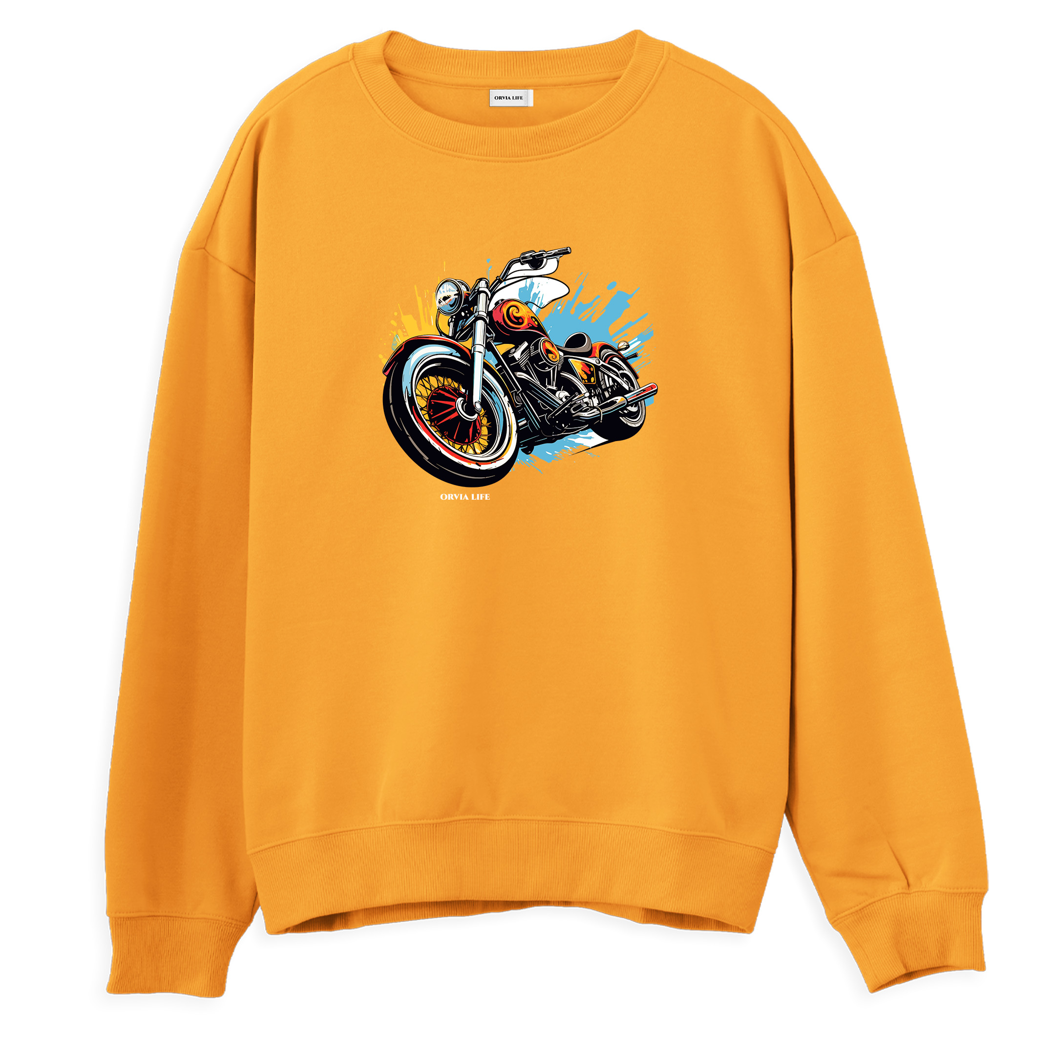 Bike%20-%20Regular%20Sweatshirt%20Portakal