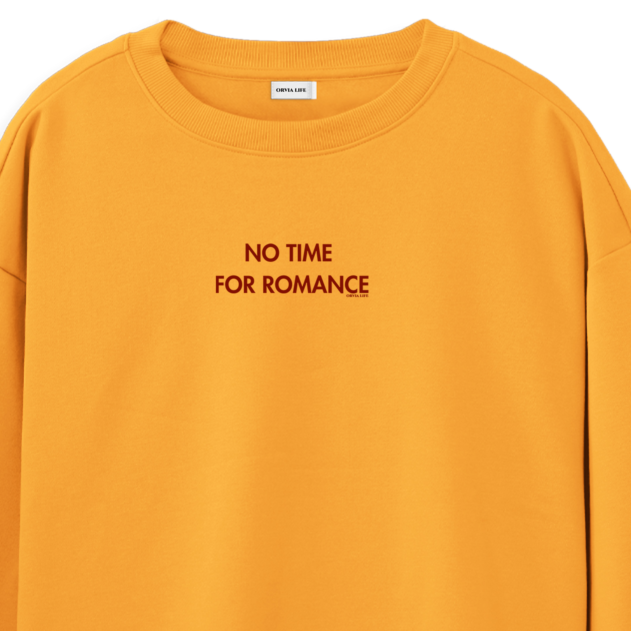 No%20Time%20For%20Romance%20-%20Regular%20Sweatshirt%20Portakal