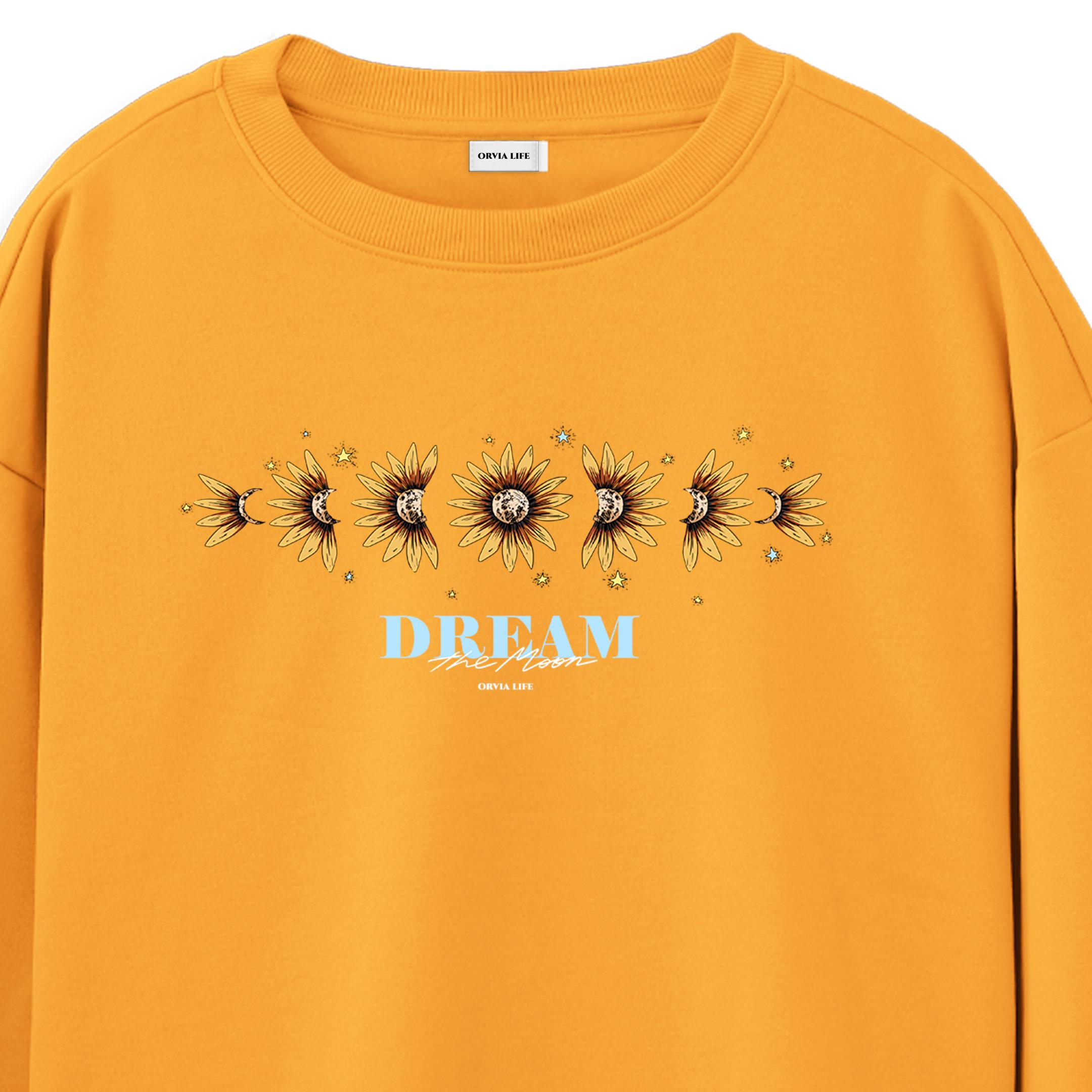 Dream%20The%20Moon%20%20-%20Regular%20Sweatshirt%20Portakal