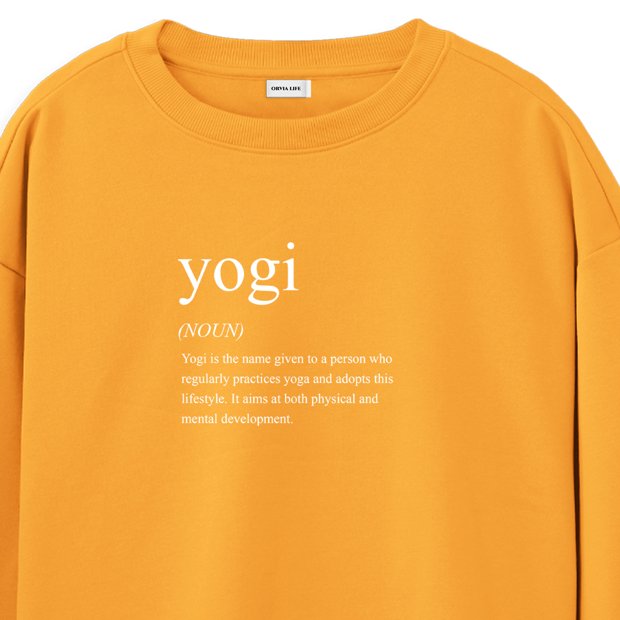 Yogi%20-%20Regular%20Sweatshirt%20Portakal