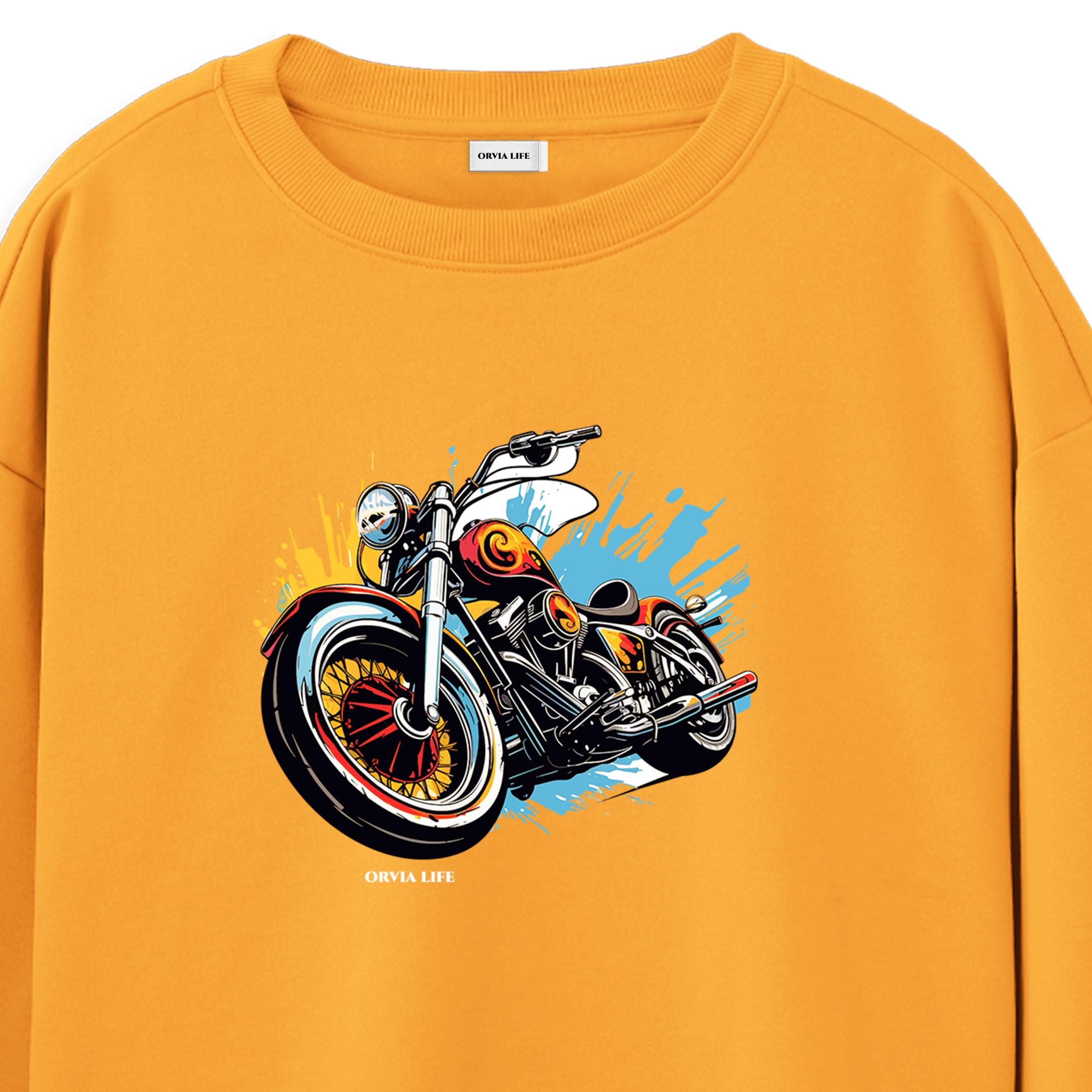 Bike%20-%20Regular%20Sweatshirt%20Portakal