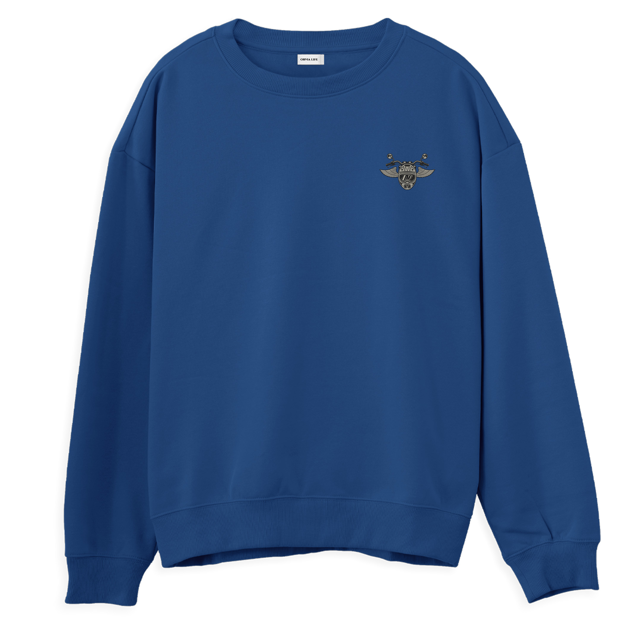 Motorcycle%20Custom%20Parts%20-%20Regular%20Sweatshirt%20Royal%20Mavi