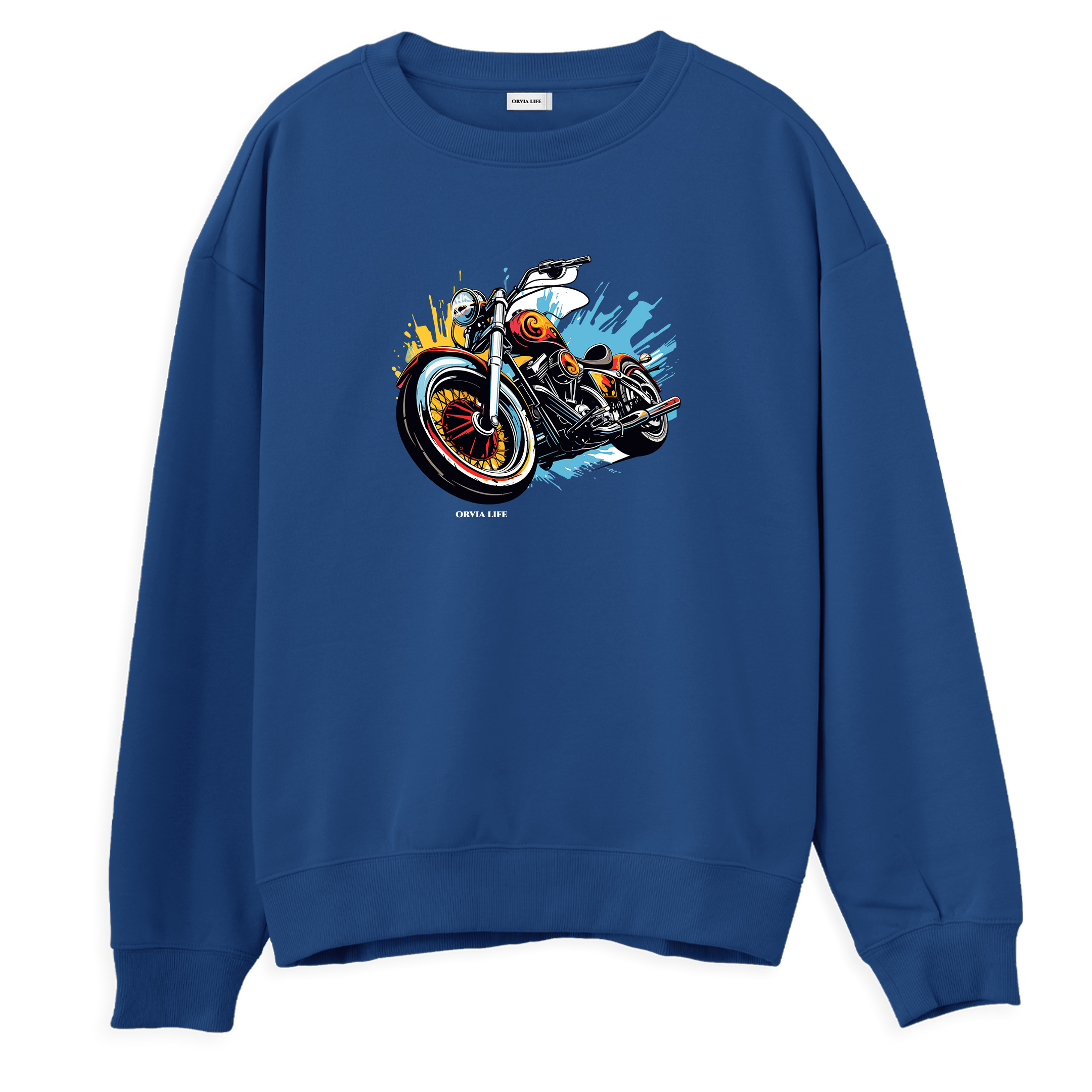 Bike%20-%20Regular%20Sweatshirt%20Royal%20Mavi