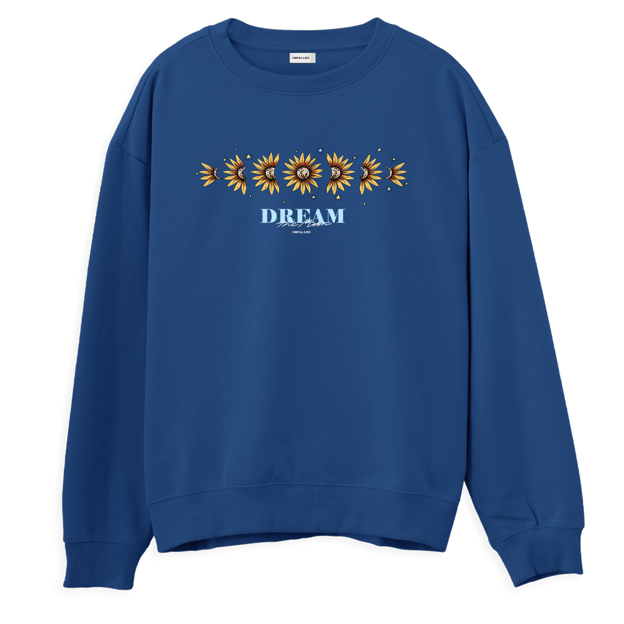 Dream%20The%20Moon%20%20-%20Regular%20Sweatshirt%20Royal%20Mavi