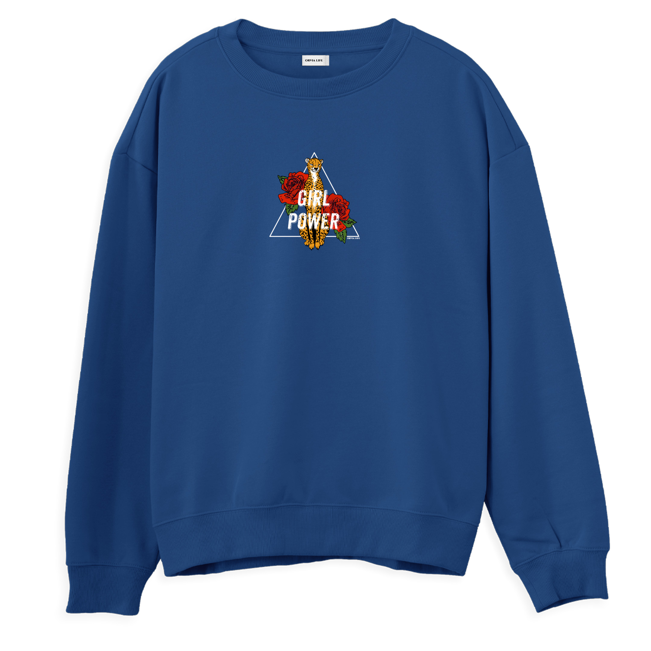 Girl%20Power%20%20-%20Regular%20Sweatshirt%20Royal%20Mavi