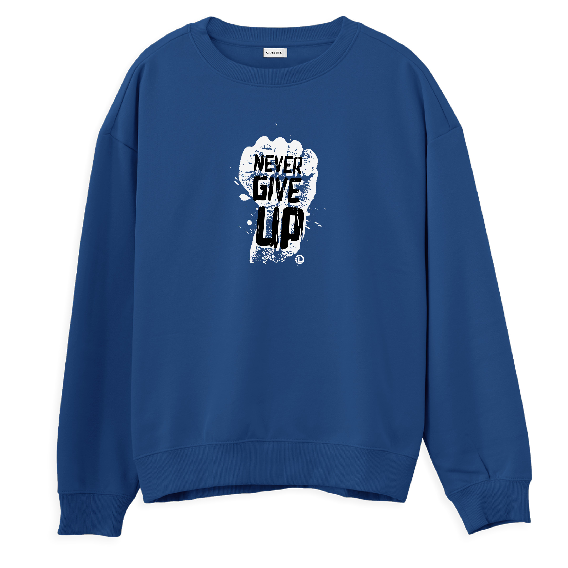 Never%20Give%20Up%20-%20Regular%20Sweatshirt%20Royal%20Mavi