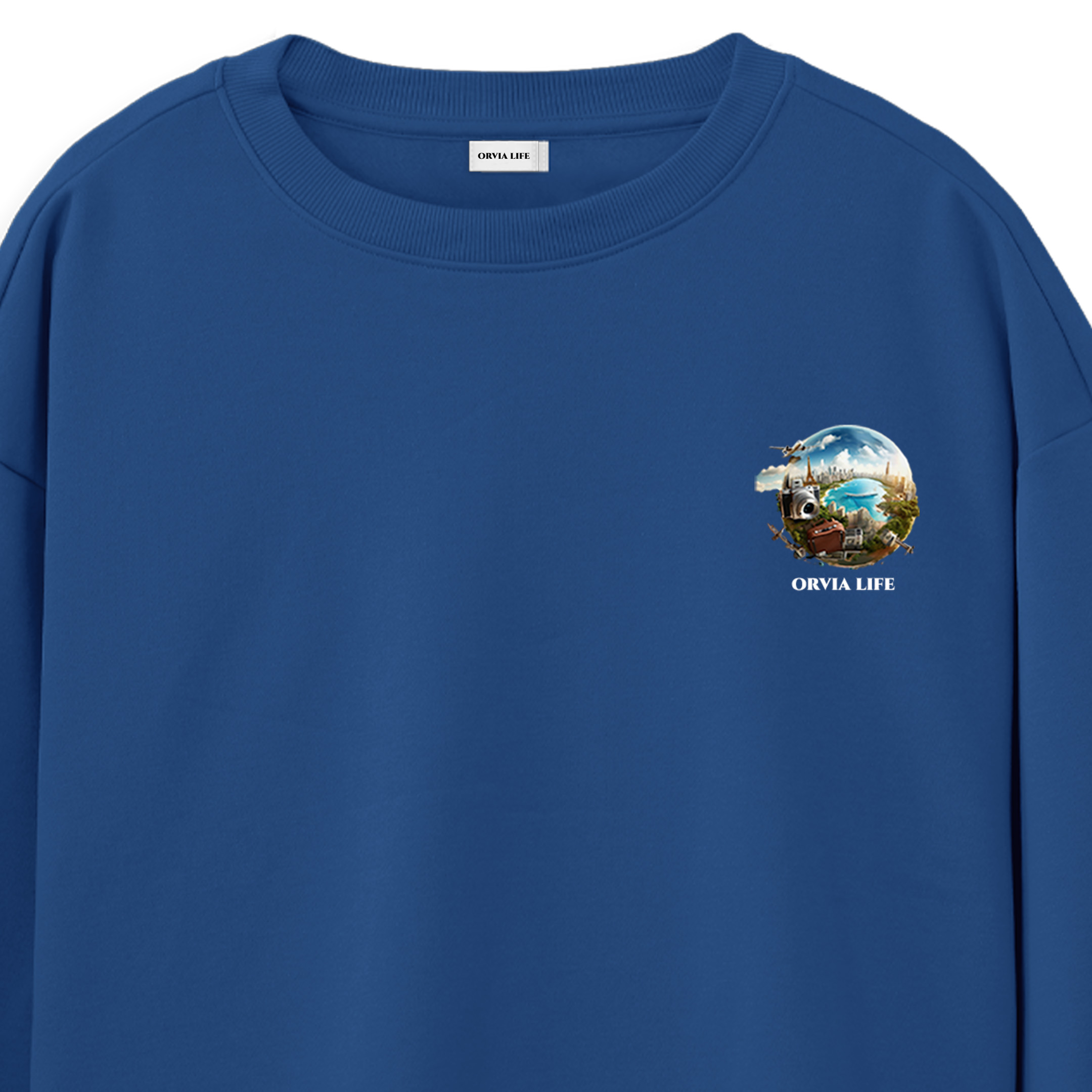 Travel%20-%20Regular%20Sweatshirt%20Royal%20Mavi