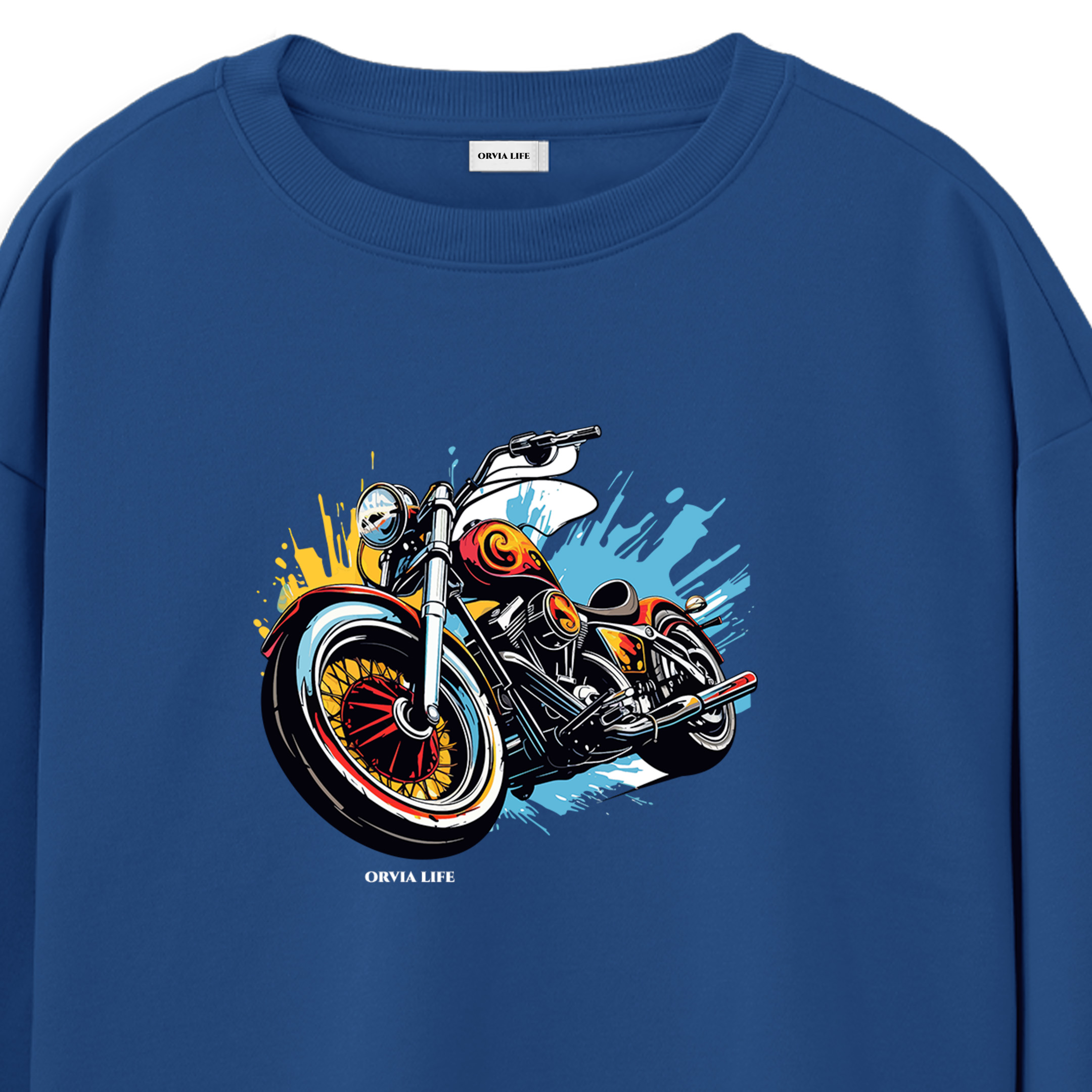 Bike%20-%20Regular%20Sweatshirt%20Royal%20Mavi