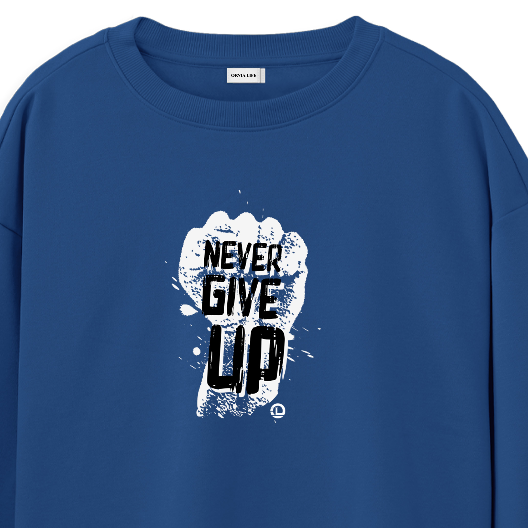 Never%20Give%20Up%20-%20Regular%20Sweatshirt%20Royal%20Mavi