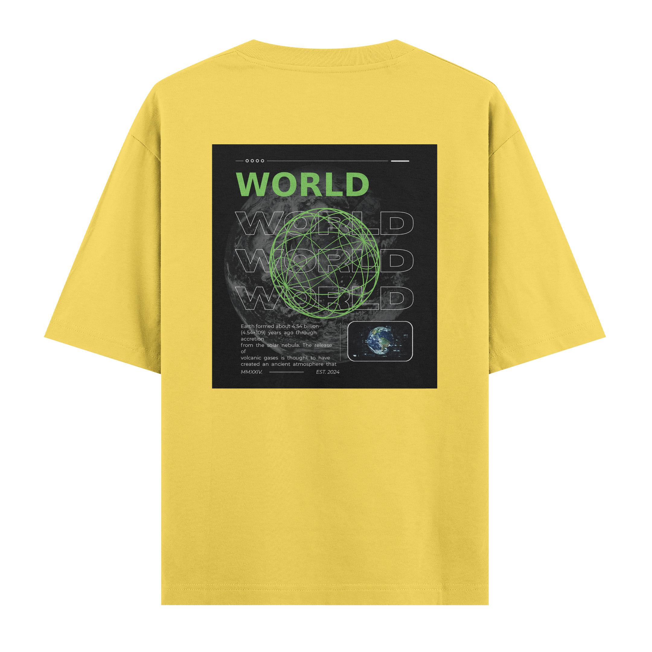 World%20-%20Oversize%20T-shirt%20Sarı