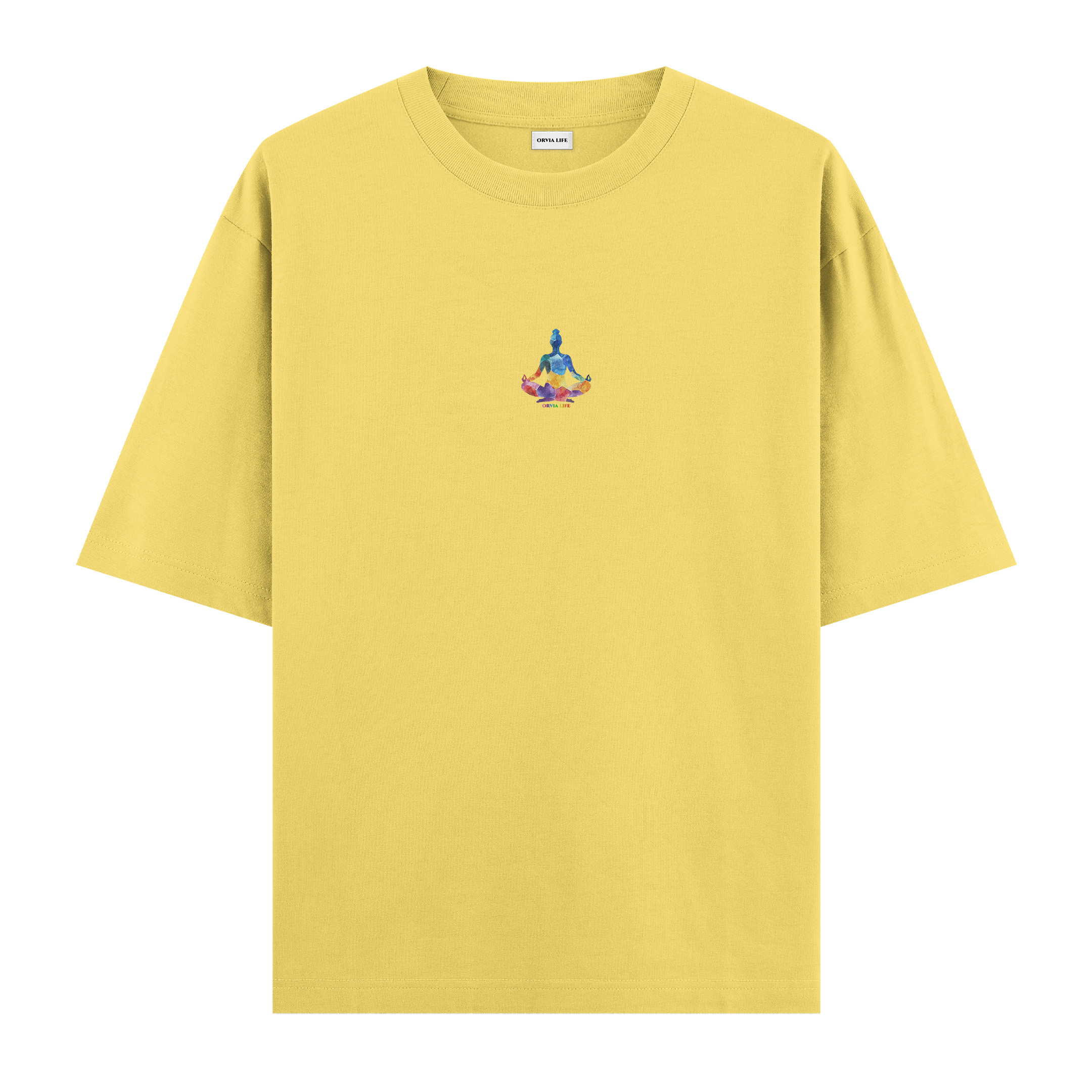 Meditation%20Chakra%20-%20Oversize%20T-shirt%20Sarı