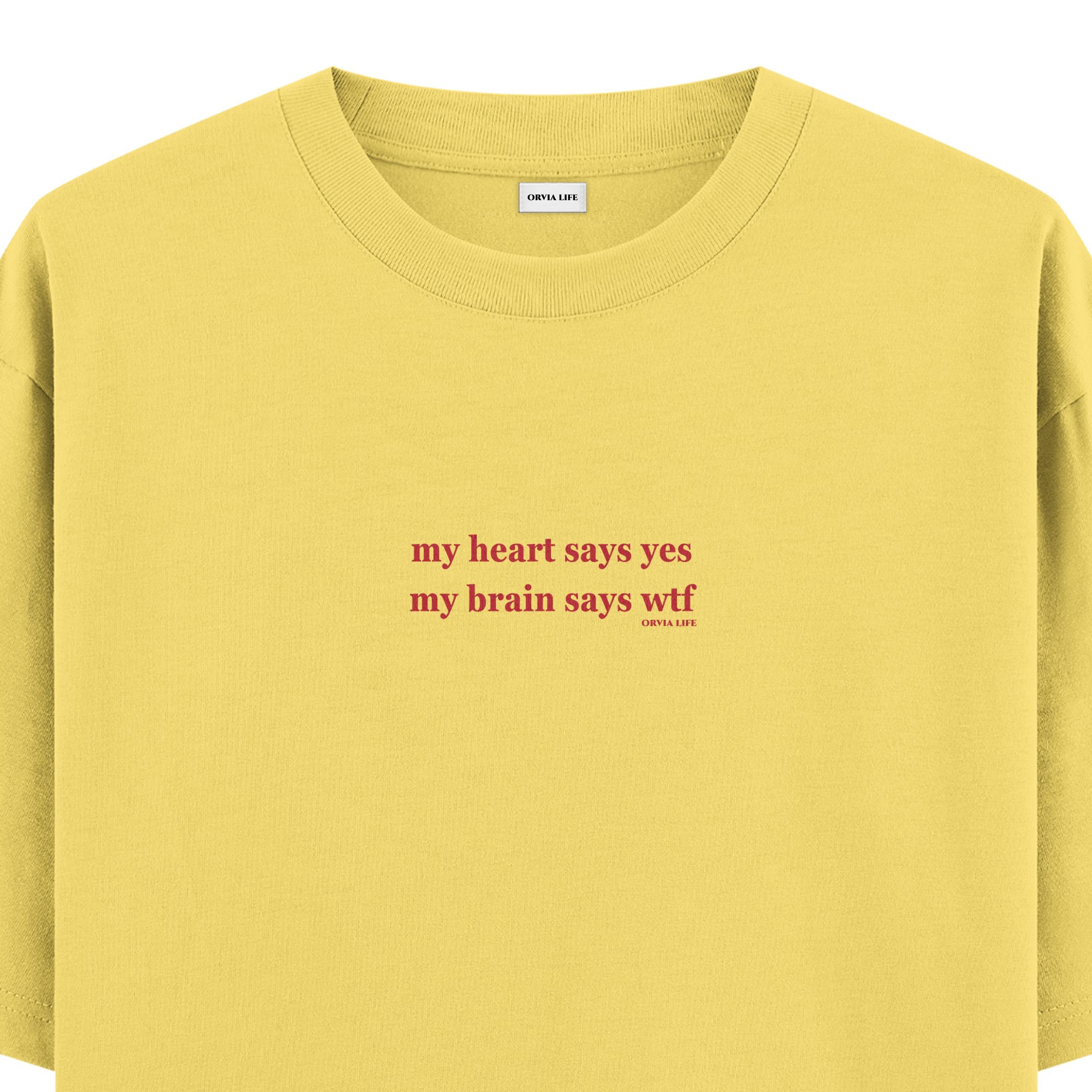 My%20Heart%20Says%20Yes%20-%20Oversize%20T-shirt%20Sarı