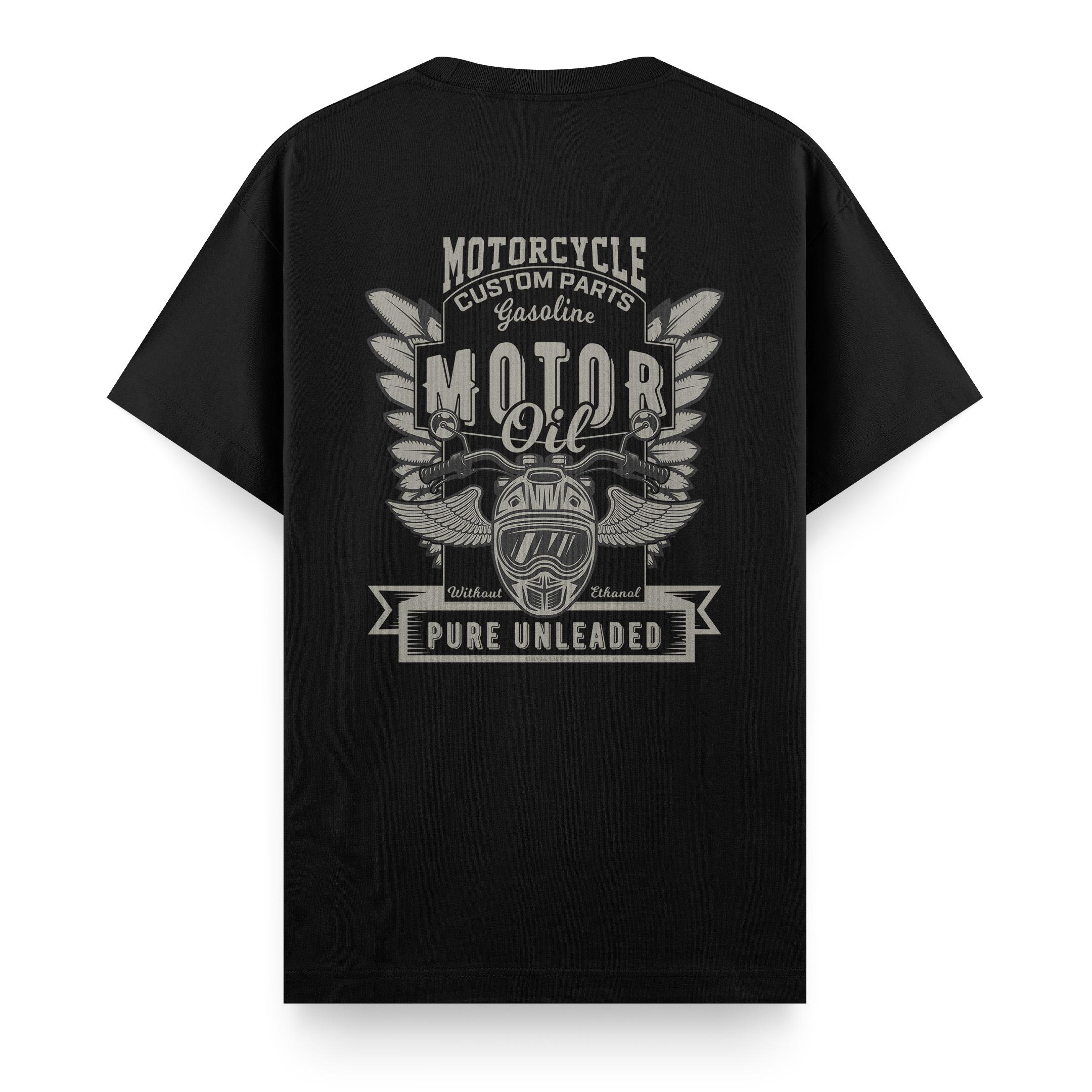 Motorcycle%20Custom%20Parts%20-%20Regular%20T-shirt%20Siyah