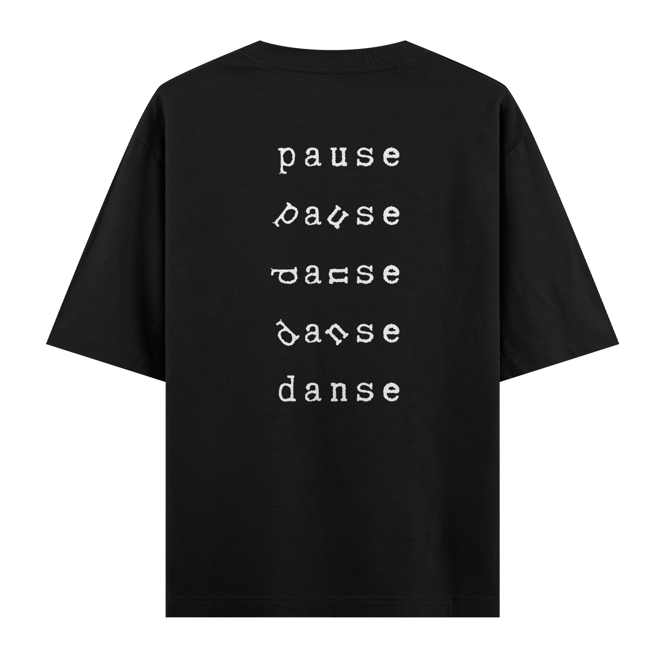 Danse%20-%20Oversize%20T-shirt%20Siyah