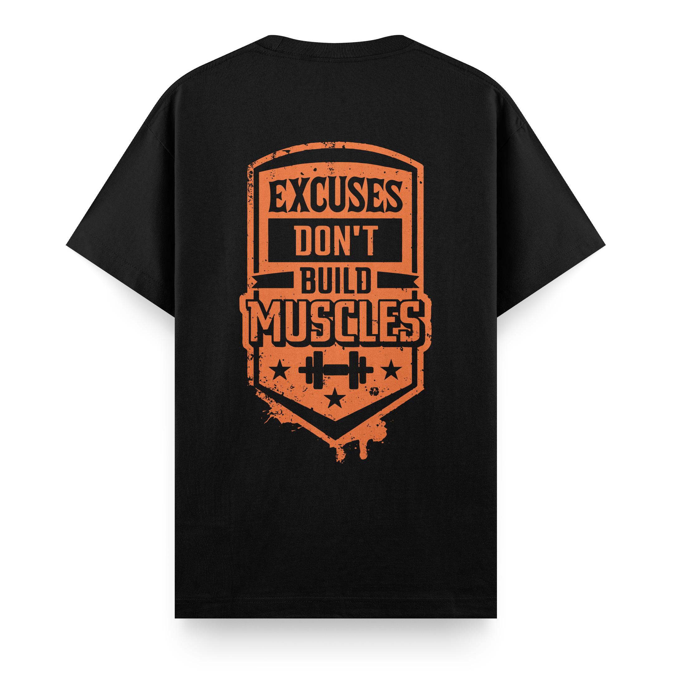 Excuses%20Don’t%20Build%20-%20Regular%20T-shirt%20Siyah