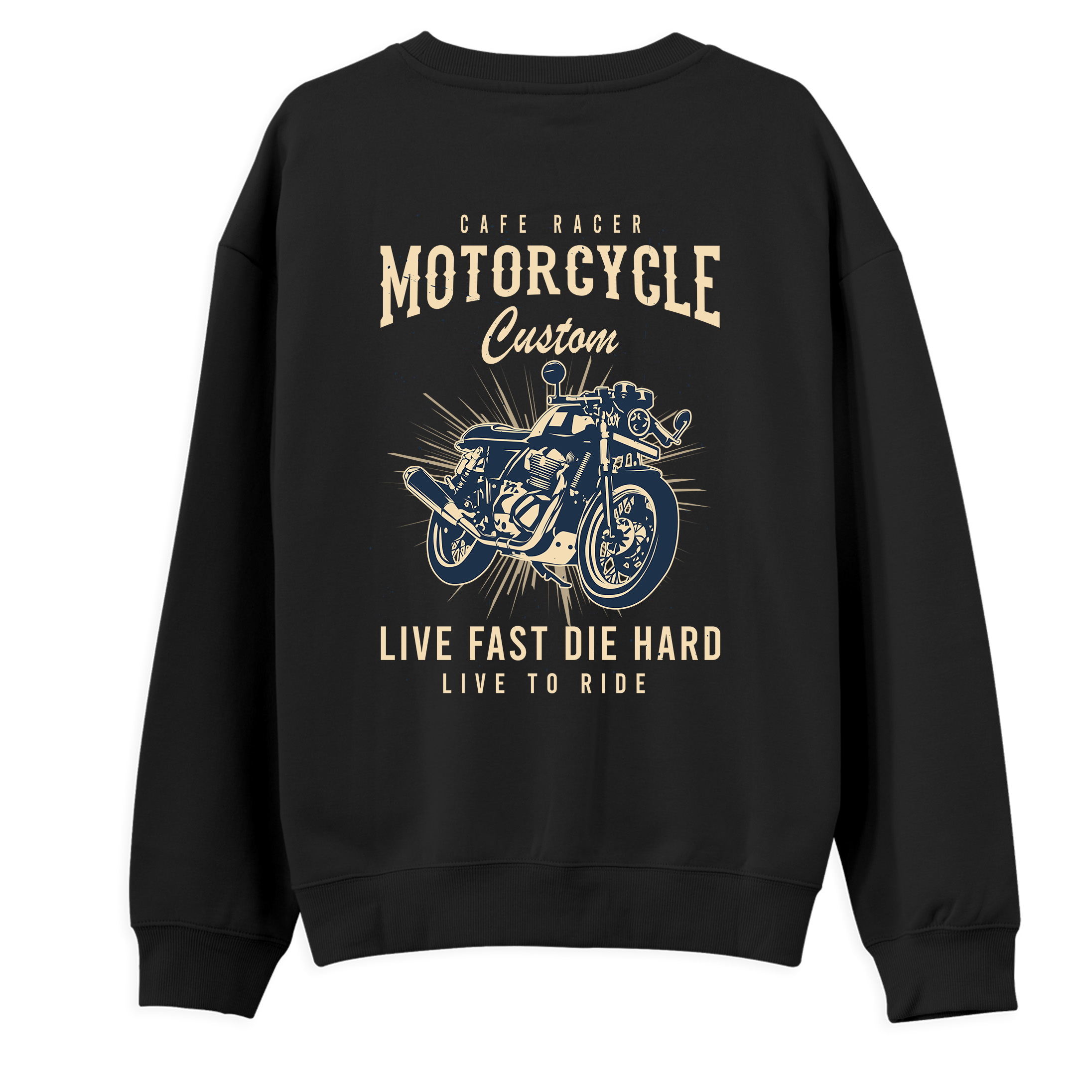 Motorcycle%20Custom%20-%20Regular%20Sweatshirt%20Siyah