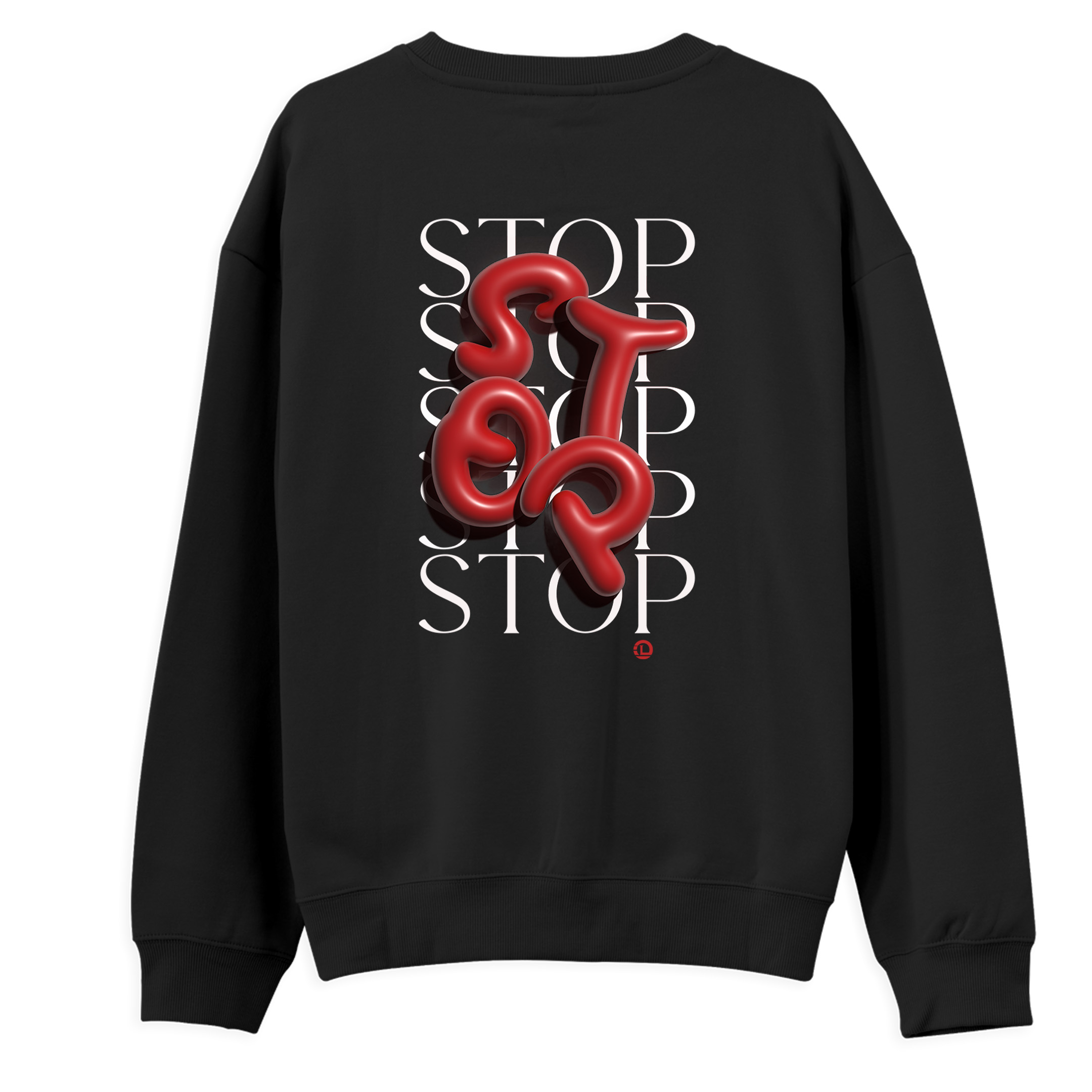 Stop%20-%20Regular%20Sweatshirt%20Siyah