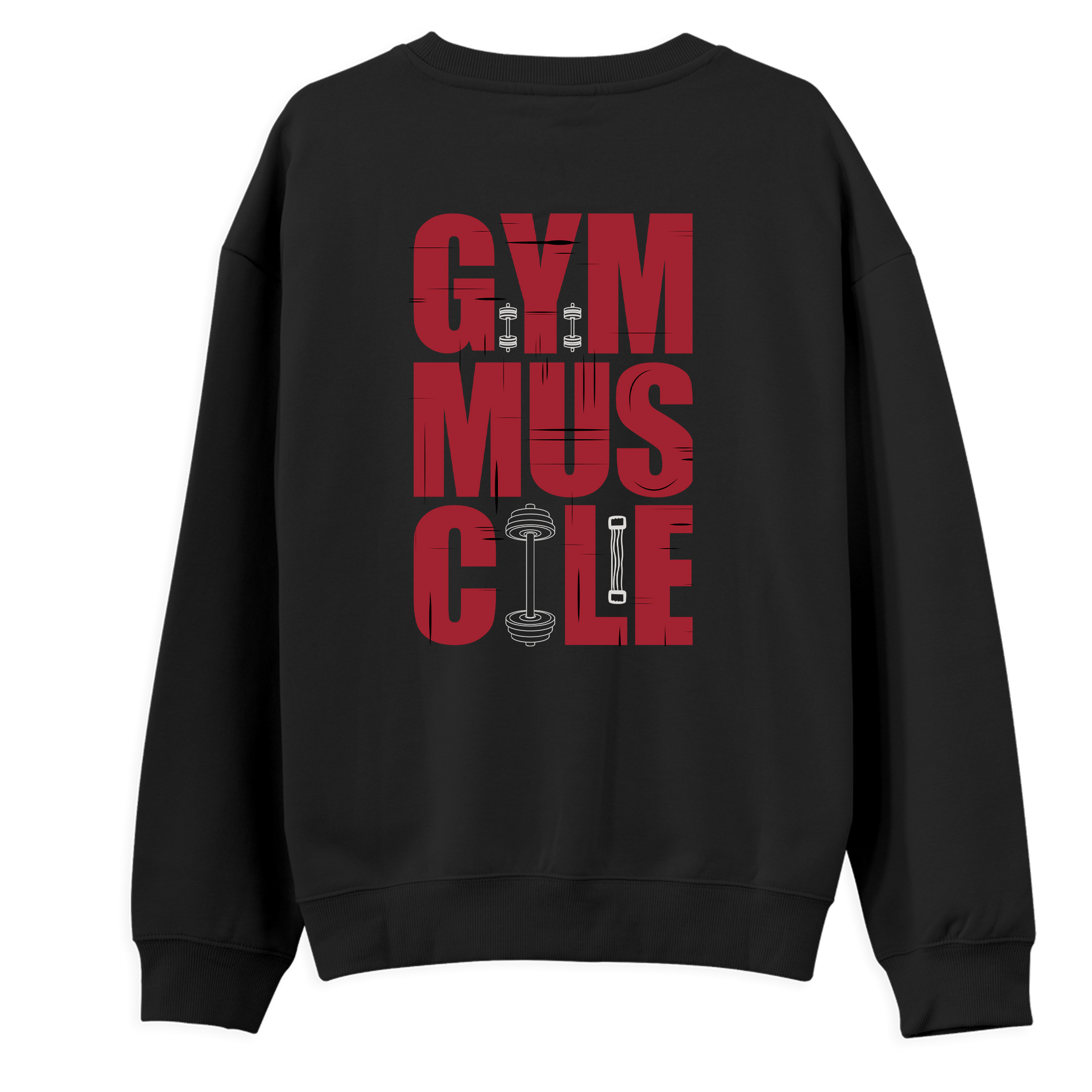 GYM%20Muscle%20-%20Regular%20Sweatshirt%20Siyah