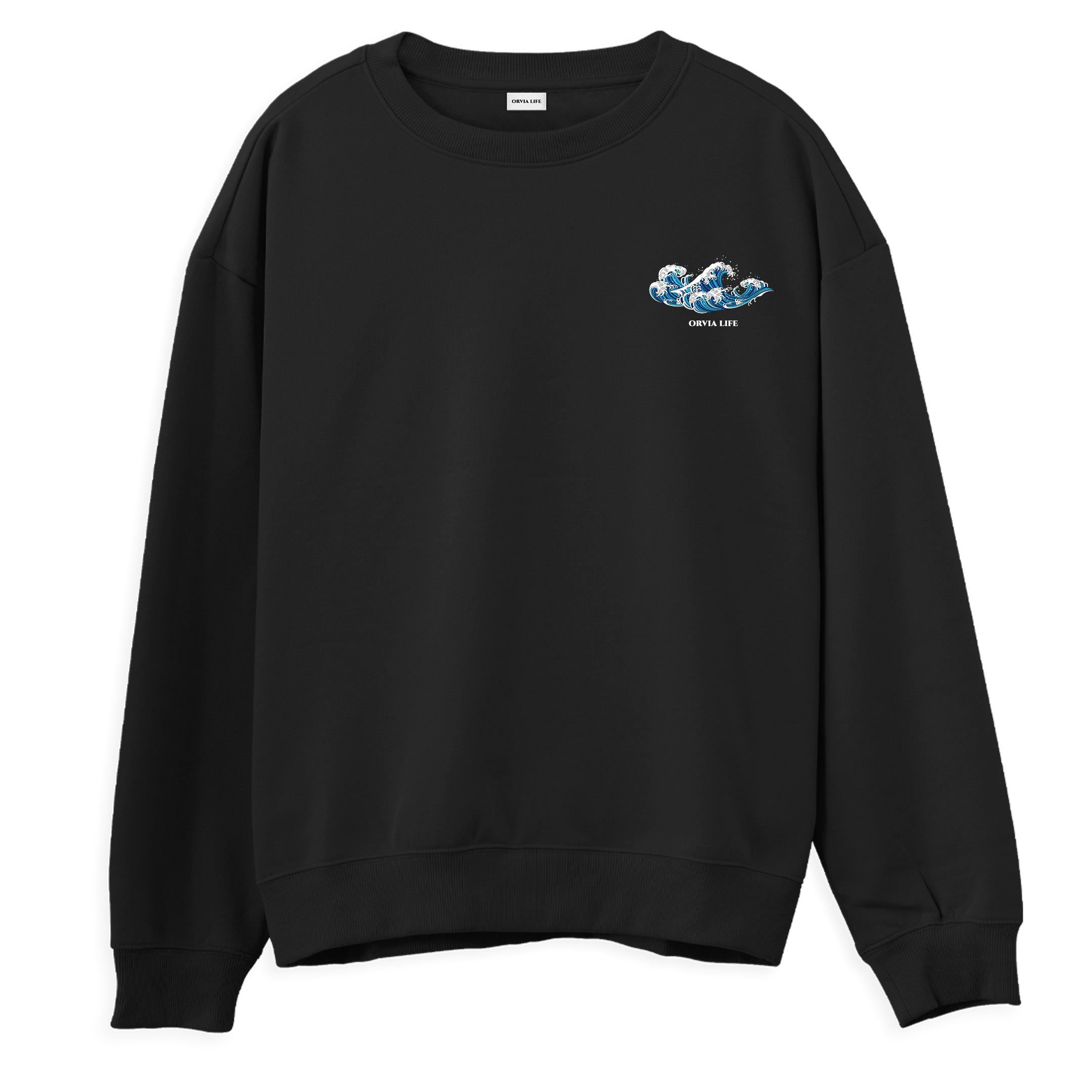 Wave%20-%20Regular%20Sweatshirt%20Siyah