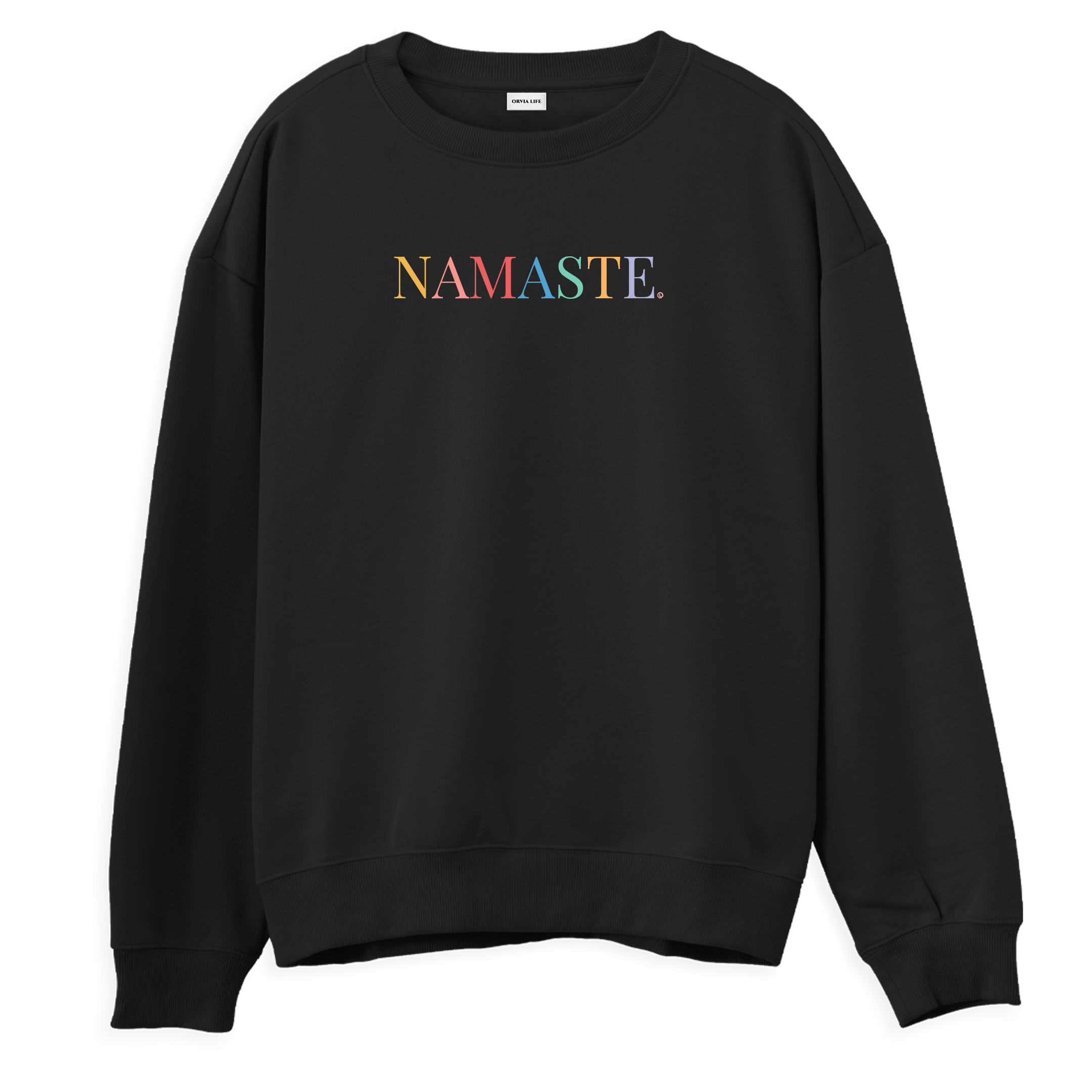 Namaste%20-%20Regular%20Sweatshirt%20Siyah