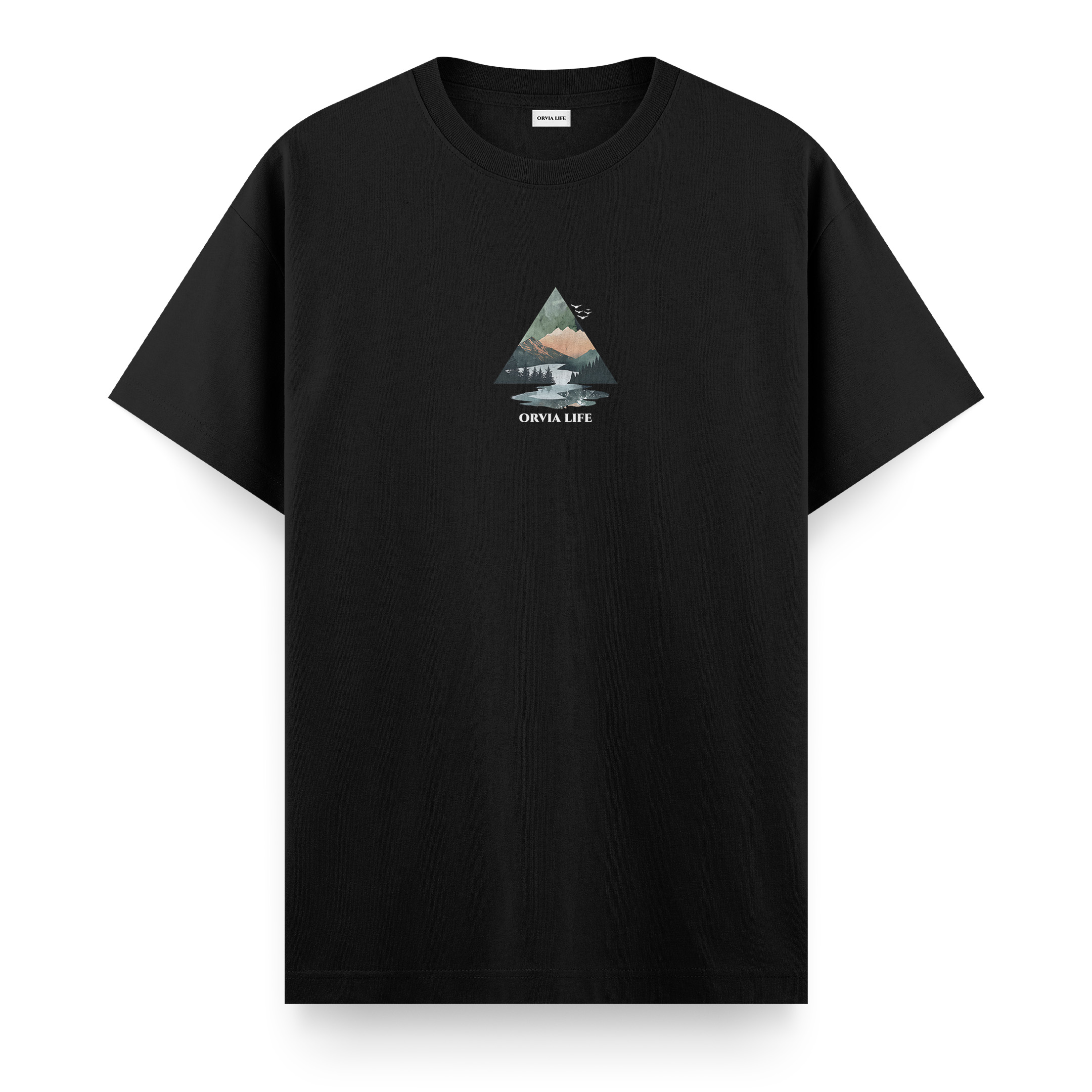 Mountain%20-%20Regular%20T-shirt%20Siyah