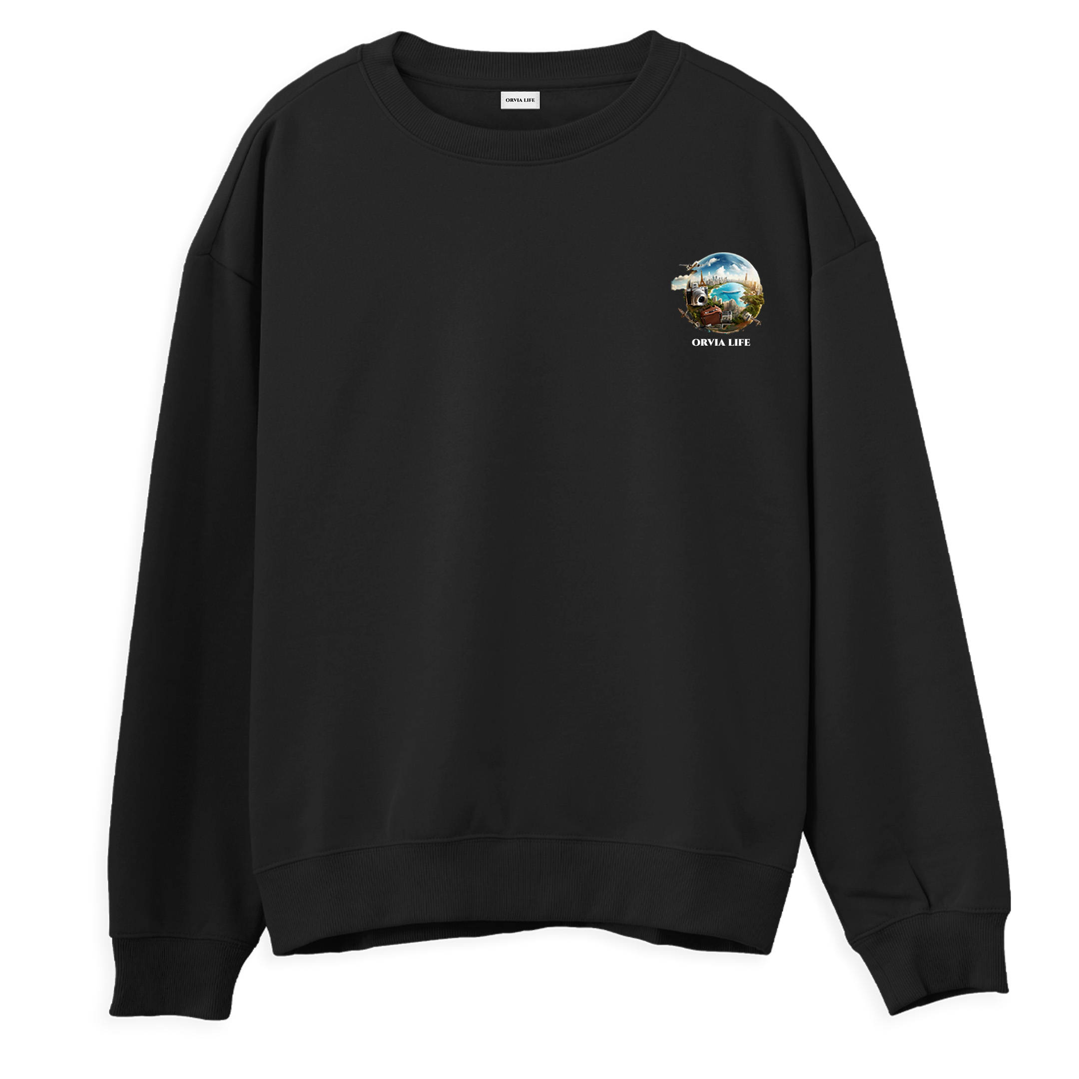 Travel%20-%20Regular%20Sweatshirt%20Siyah