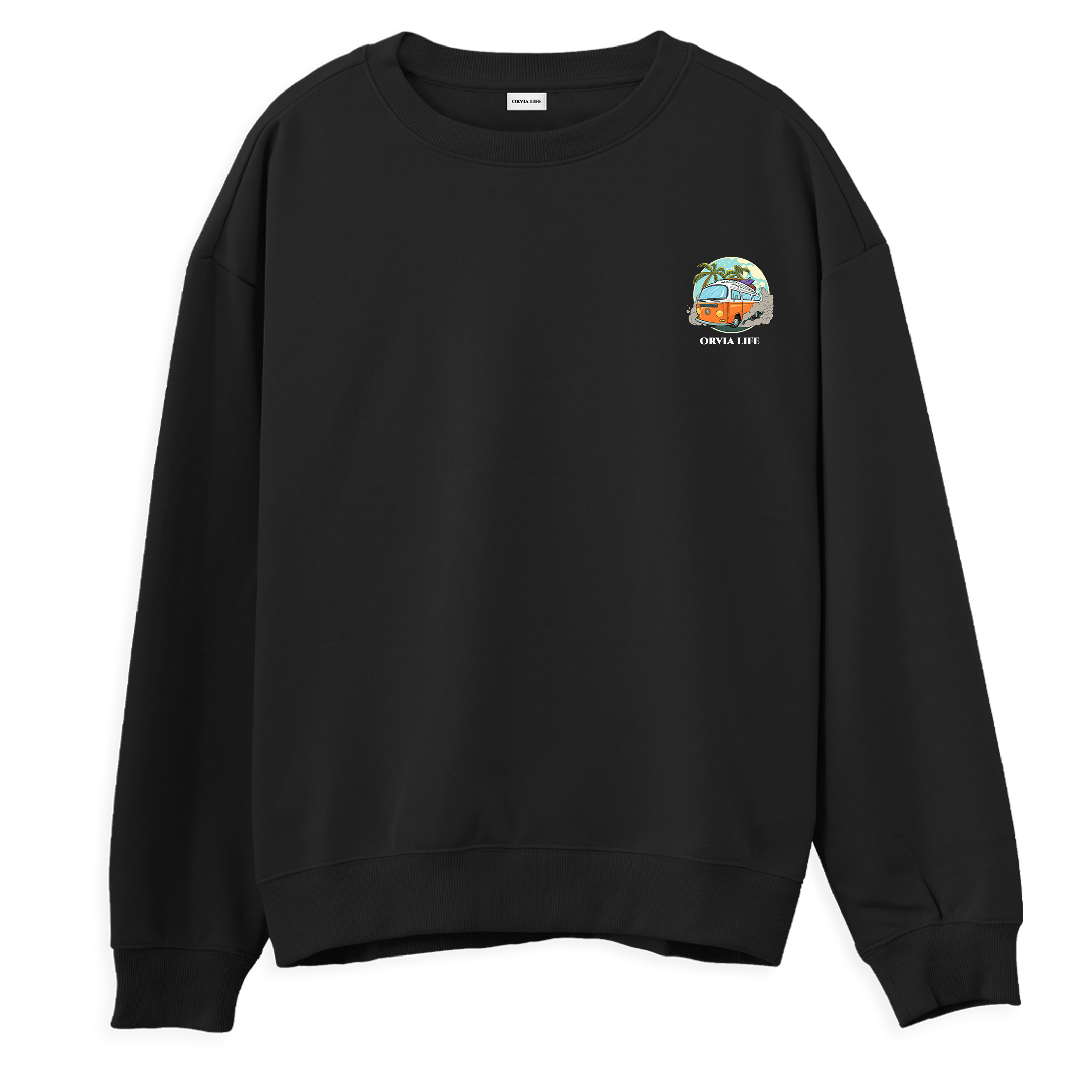 Caravan%20-%20Regular%20Sweatshirt%20Siyah