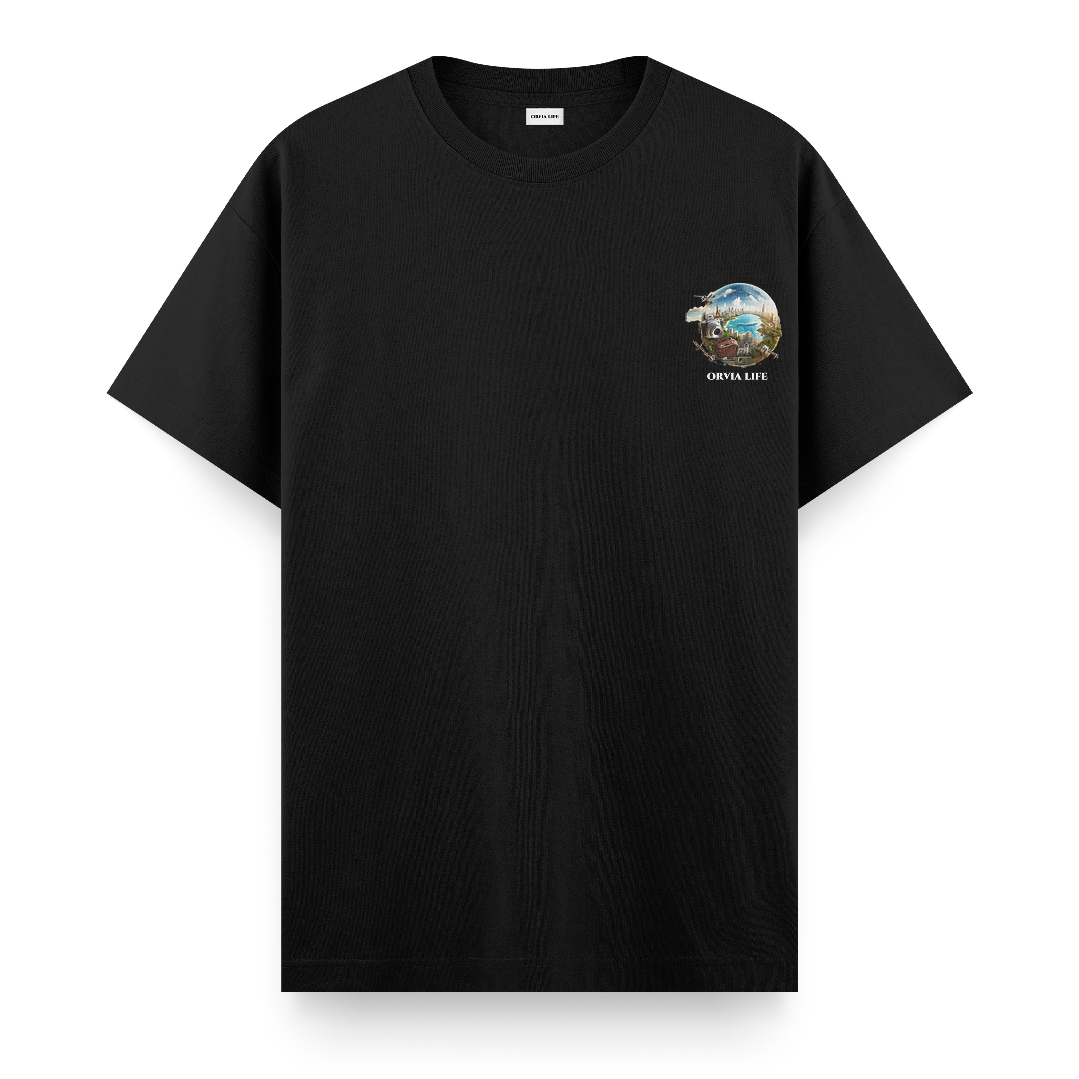 Travel%20-%20Regular%20T-shirt%20Siyah