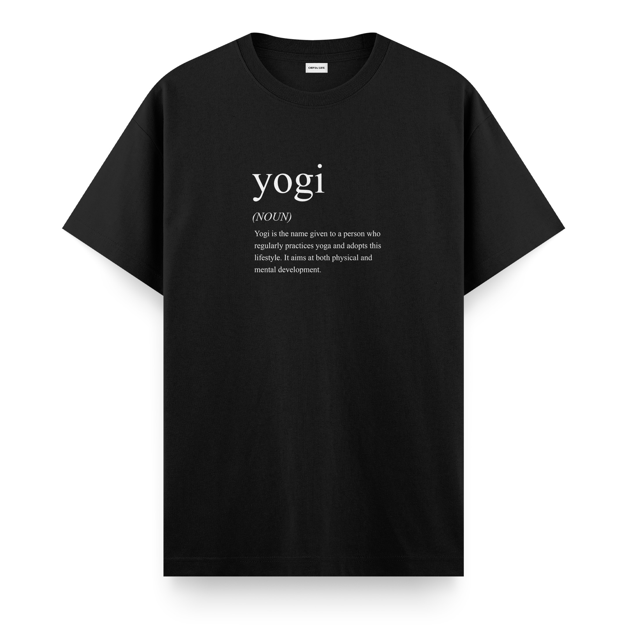 Yogi-%20Regular%20T-shirt%20Siyah