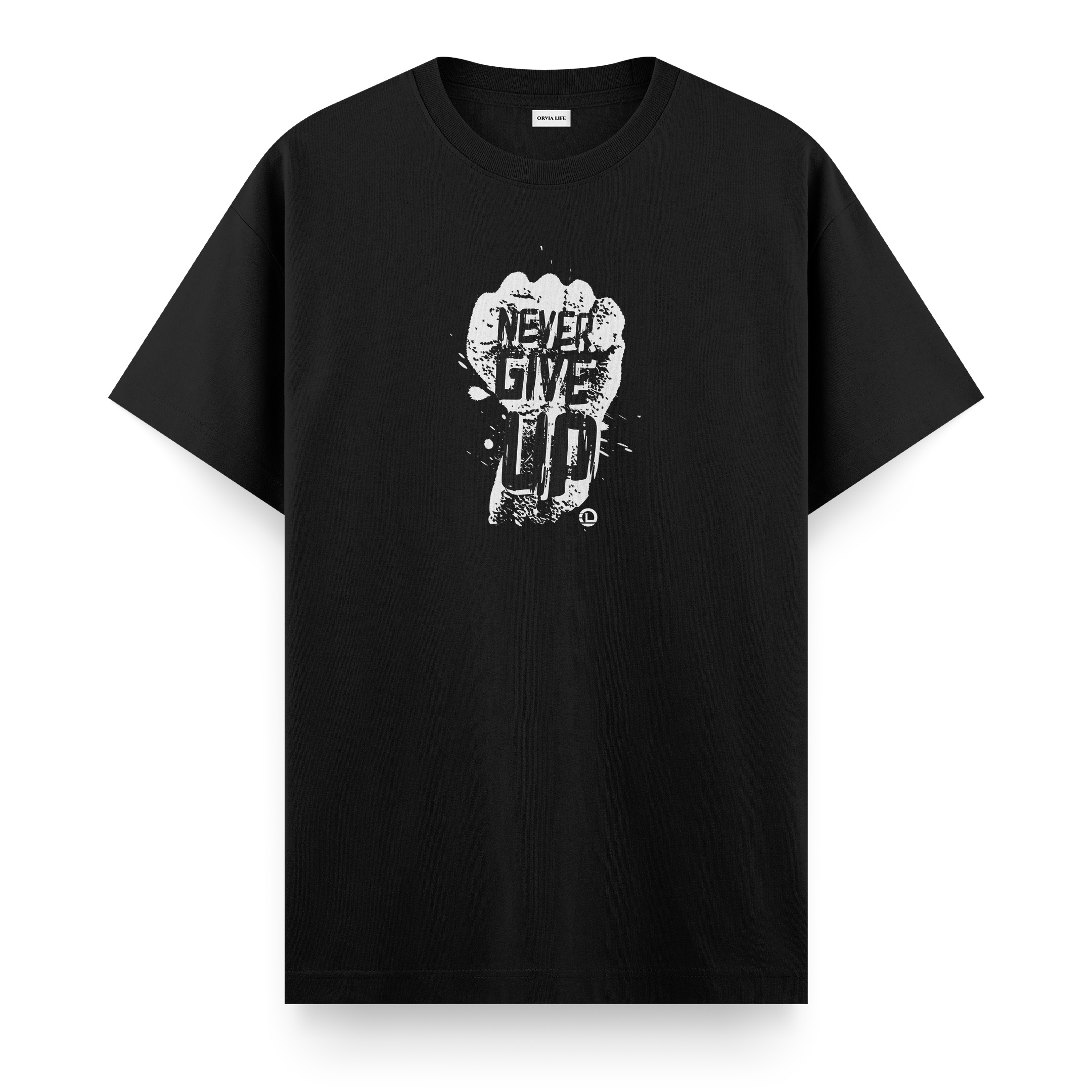 Never%20Give%20Up%20-%20Regular%20T-shirt%20Siyah