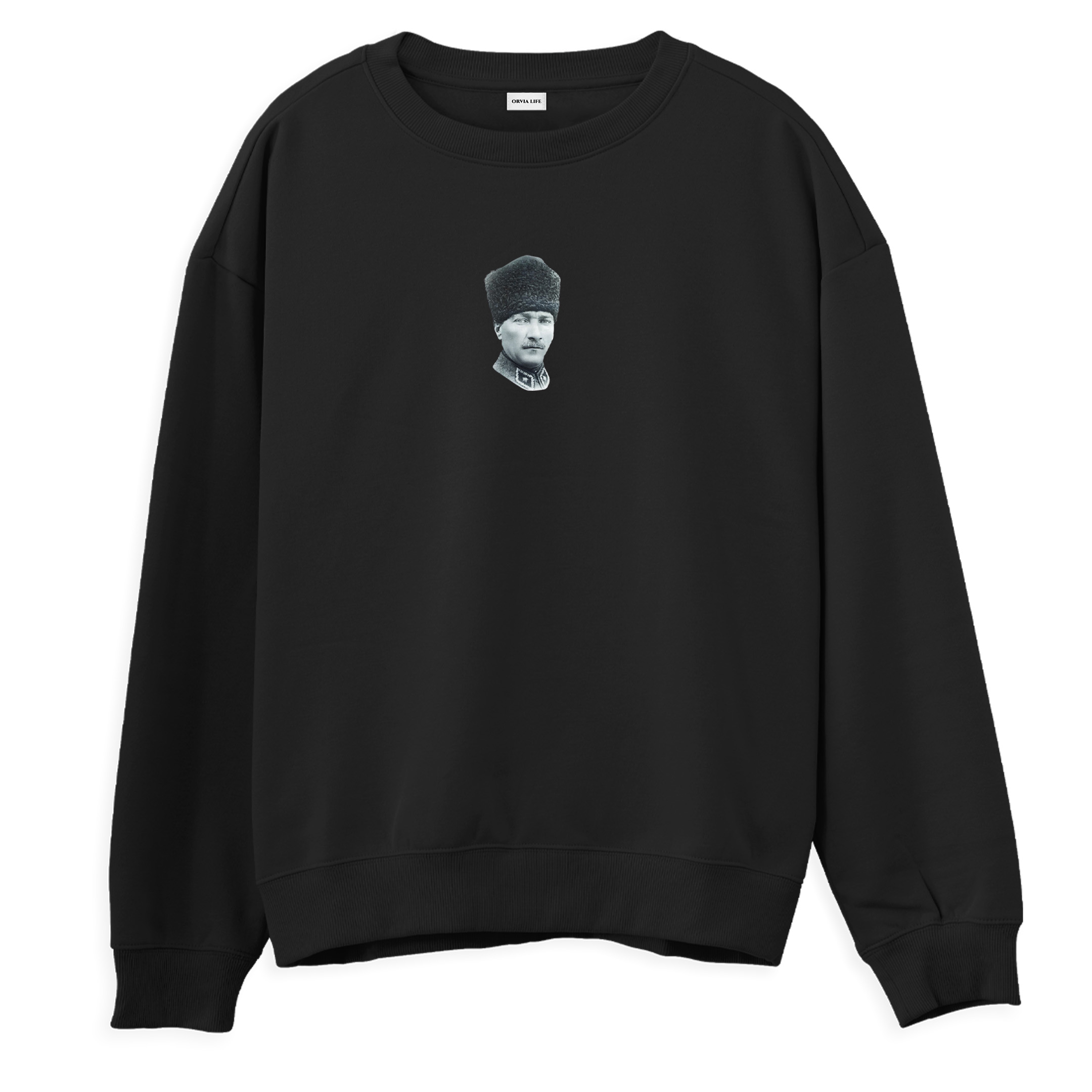 ATATÜRK%20%20Regular%20Sweatshirt%20Siyah