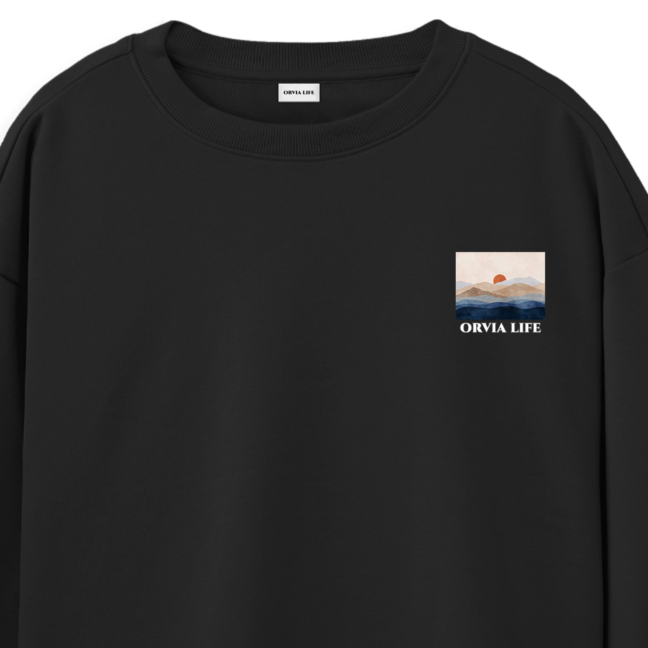 Sunset%20-%20Regular%20Sweatshirt%20Siyah