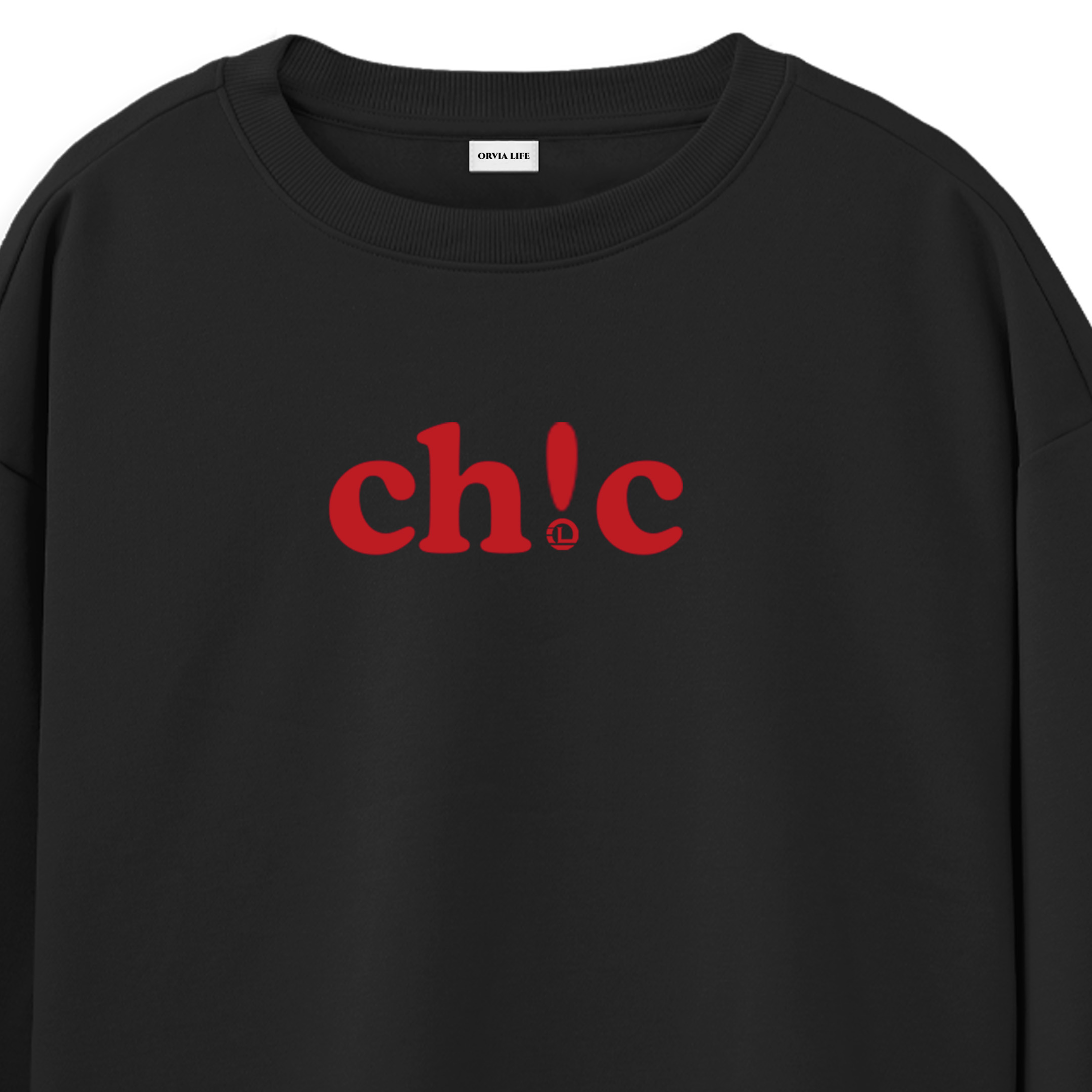 Ch!c%20-%20Regular%20Sweatshirt%20Siyah