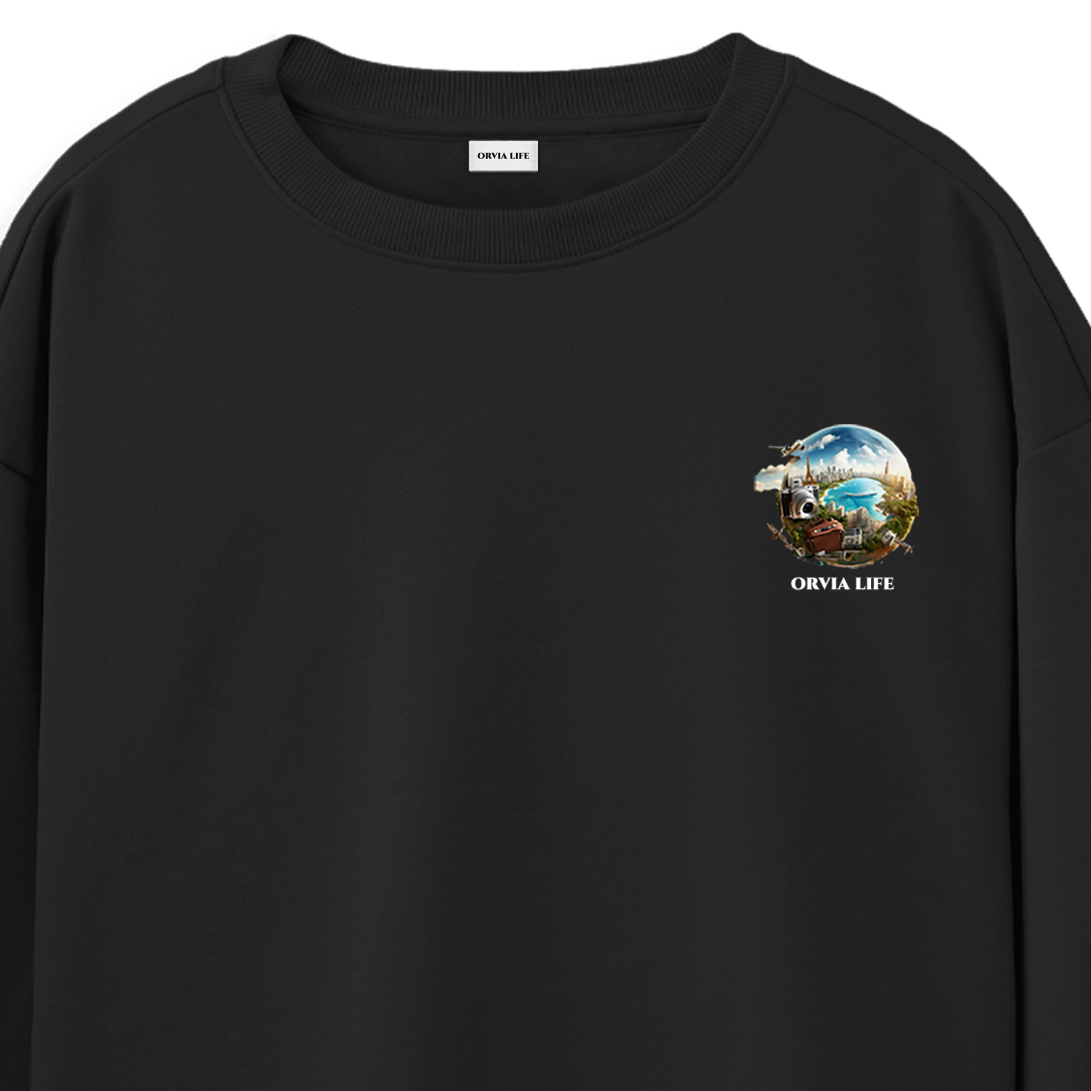 Travel%20-%20Regular%20Sweatshirt%20Siyah