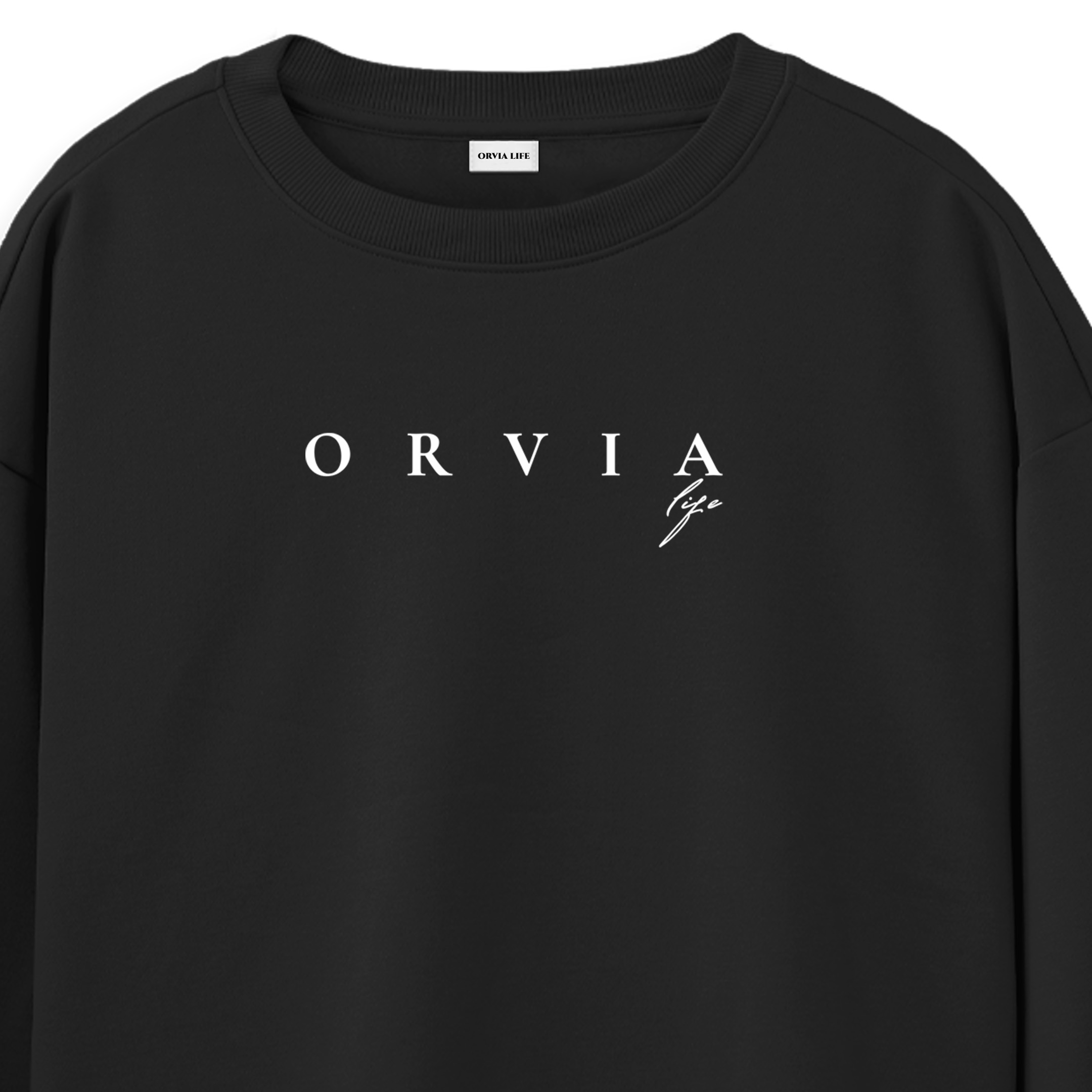 Orvialife%20-%20Regular%20Sweatshirt%20Siyah