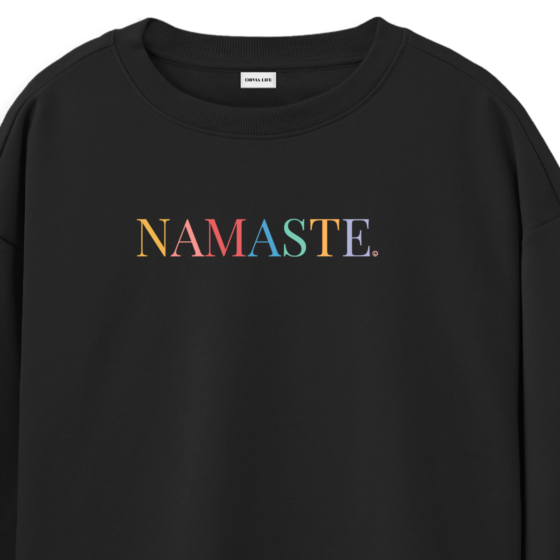 Namaste%20-%20Regular%20Sweatshirt%20Siyah