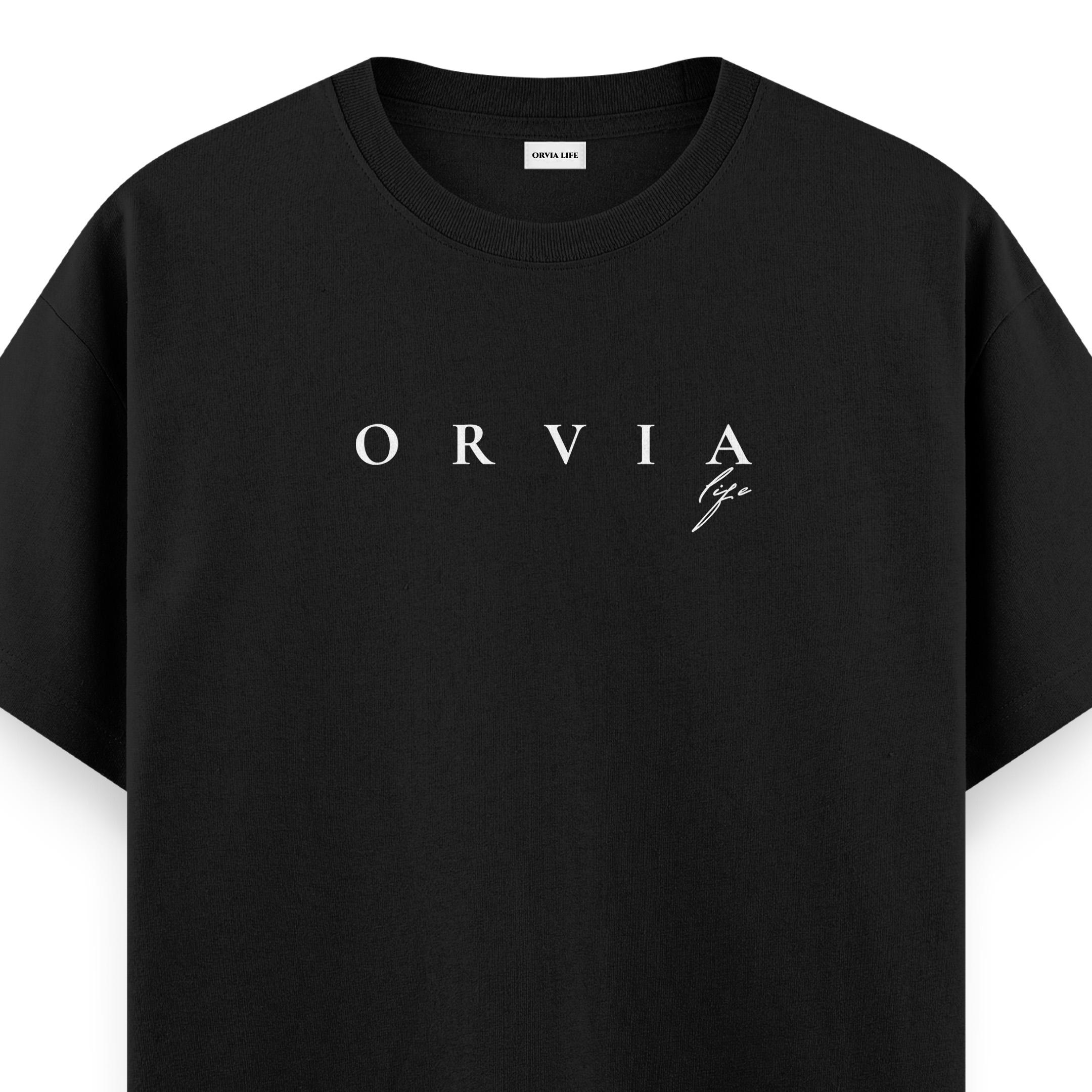 Orvialife%20-%20Regular%20T-shirt%20Siyah