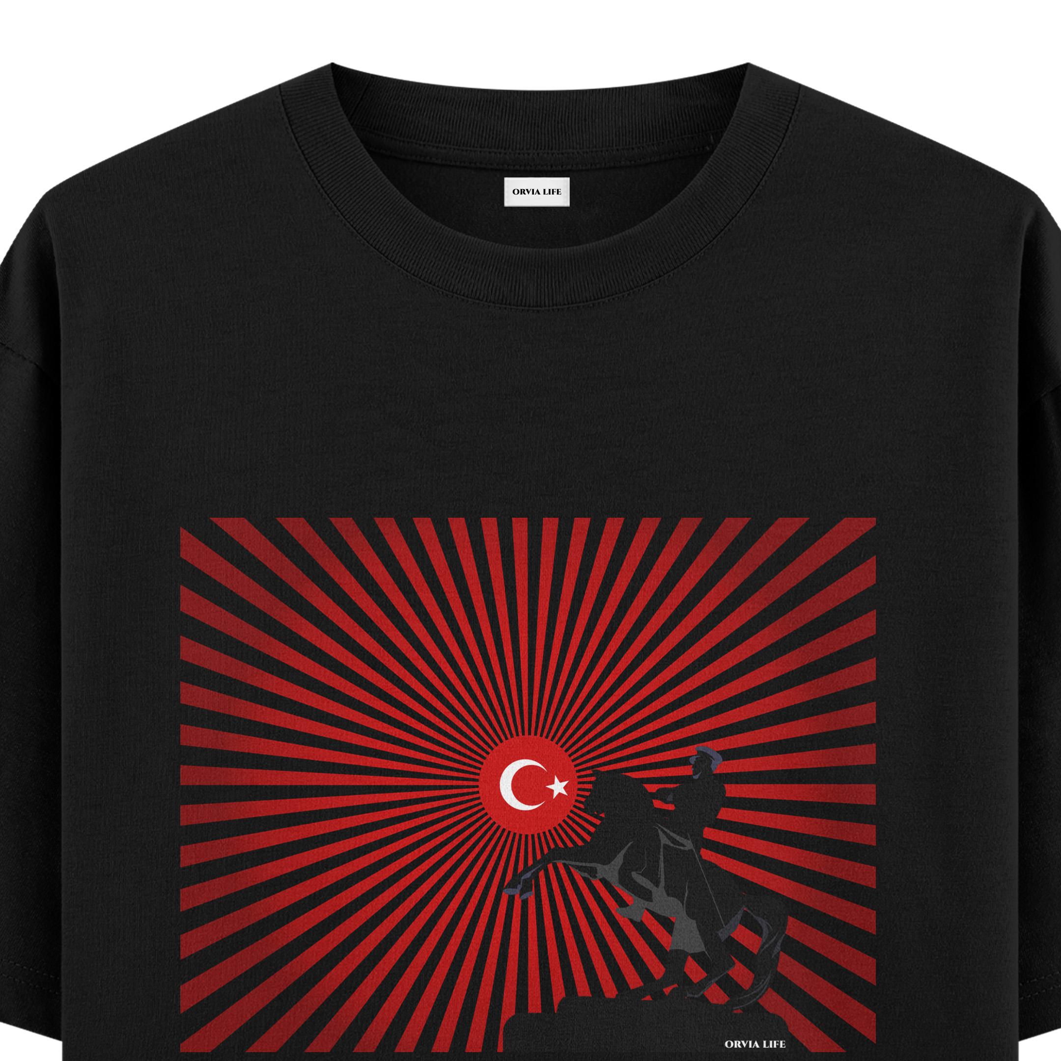 ULU%20ÖNDER%20%20-%20Oversize%20T-shirt%20Siyah