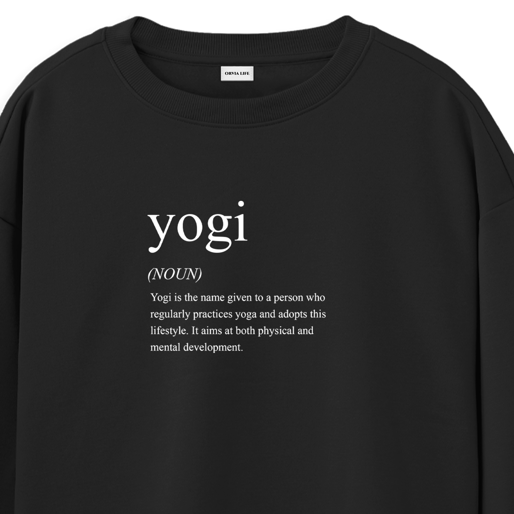 Yogi%20-%20Regular%20Sweatshirt%20Siyah