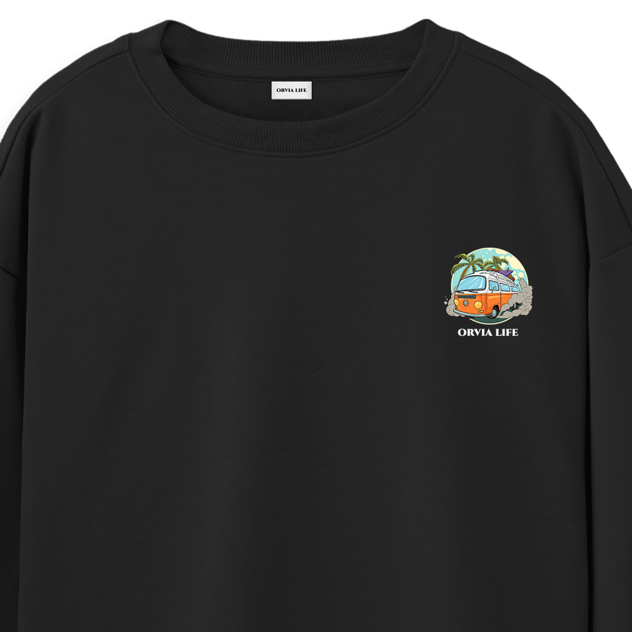 Caravan%20-%20Regular%20Sweatshirt%20Siyah