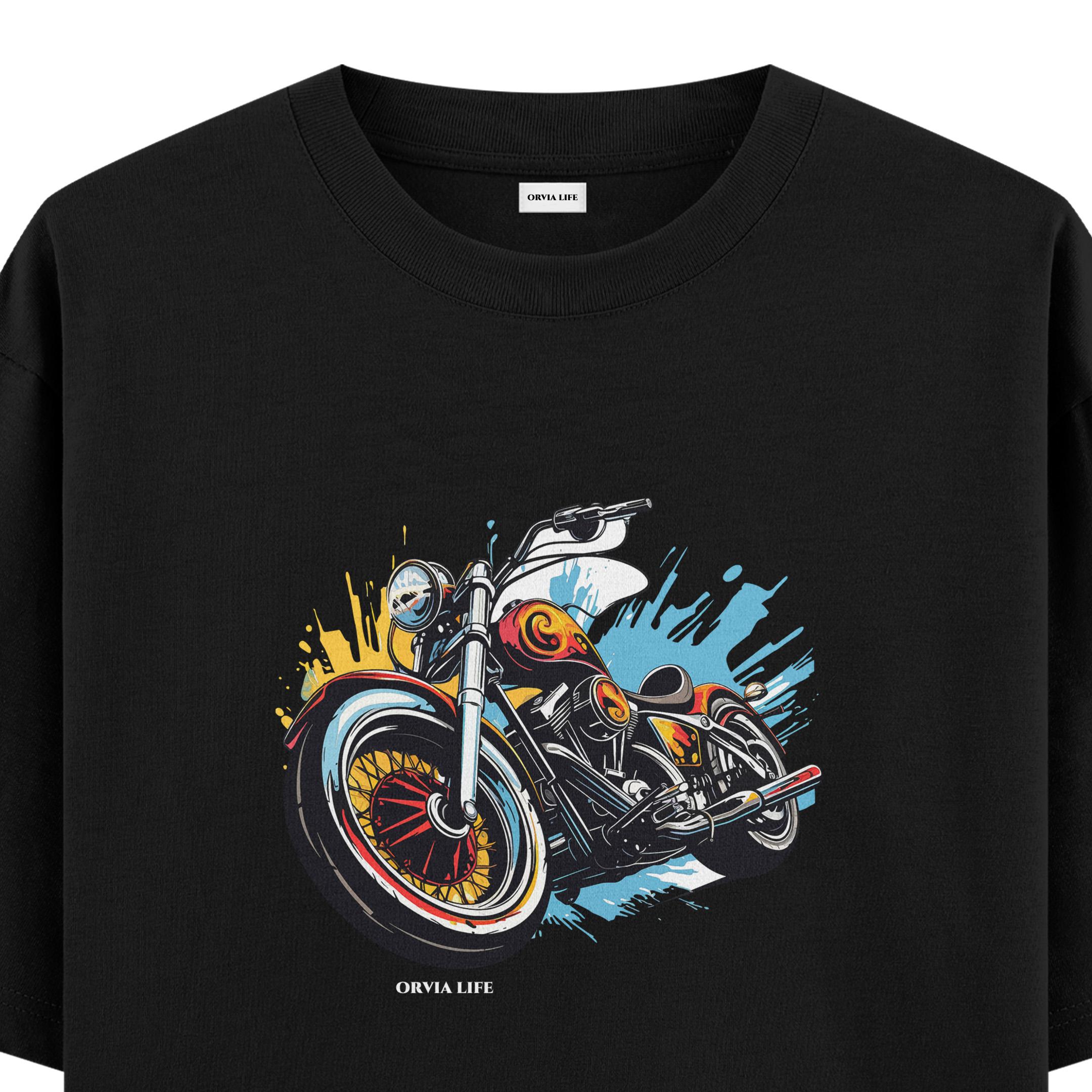 Bike%20-%20Oversize%20T-shirt%20Siyah