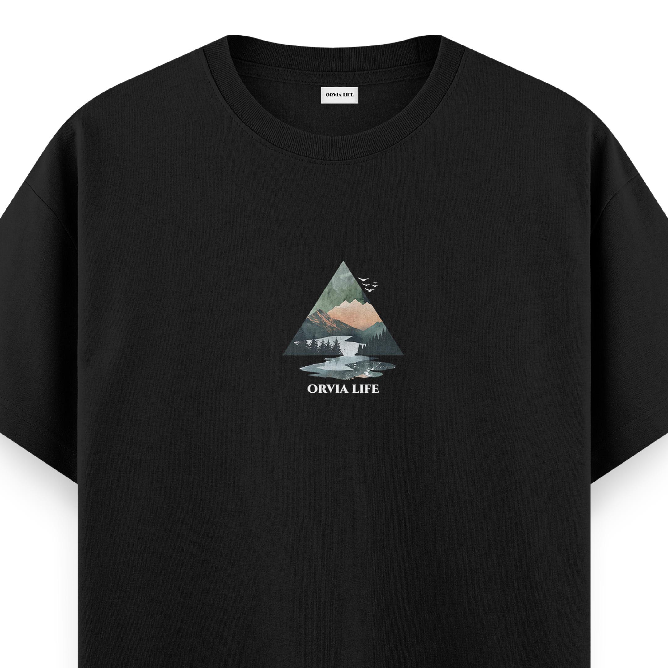 Mountain%20-%20Regular%20T-shirt%20Siyah