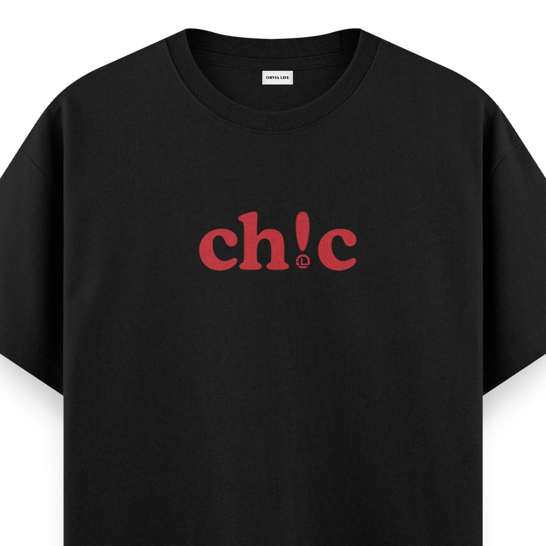 Ch!c%20-%20Regular%20T-shirt%20Siyah